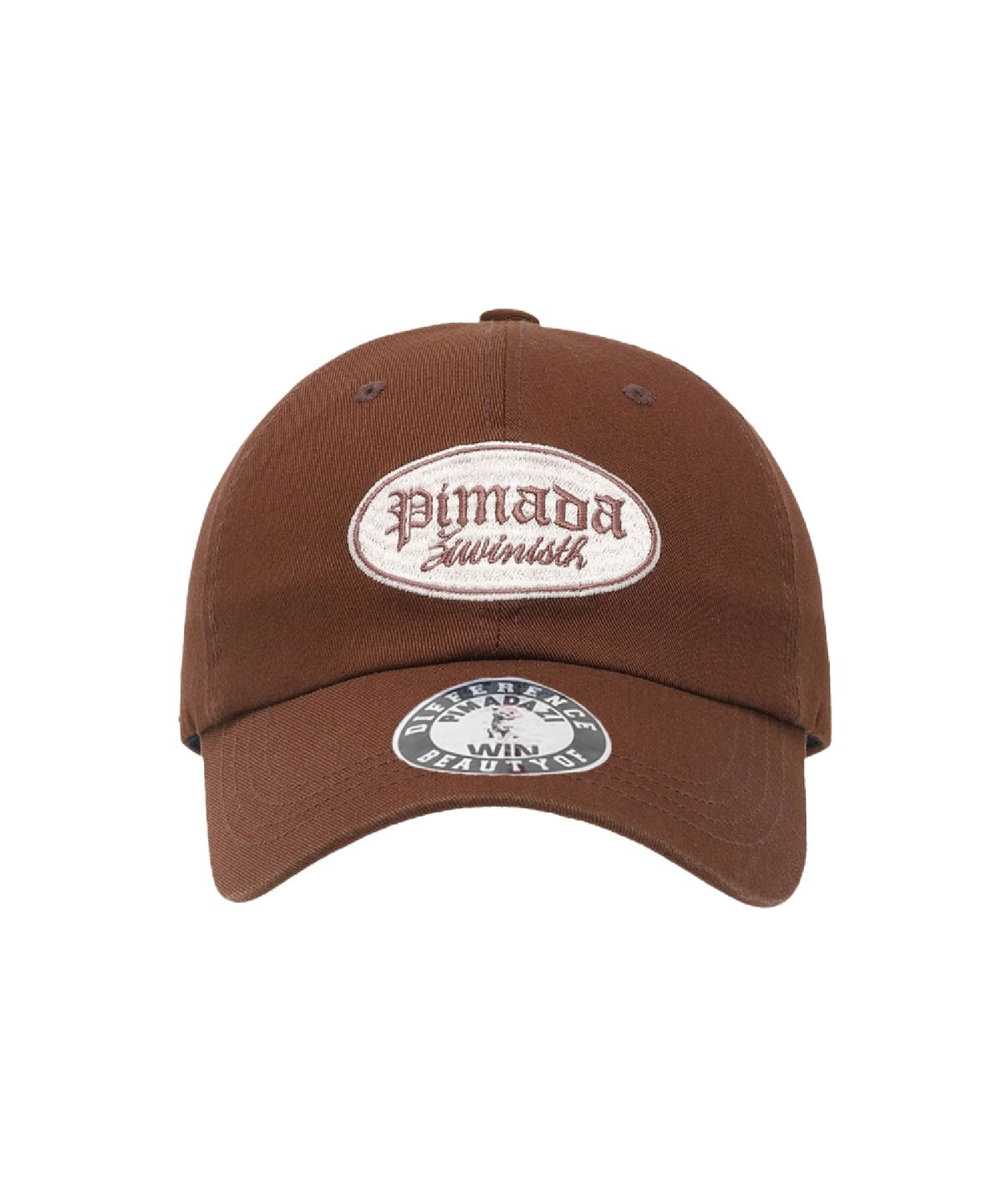 피마다지윈(PIMADAZIWIN) Basic Logo Ballcap_[Brown]