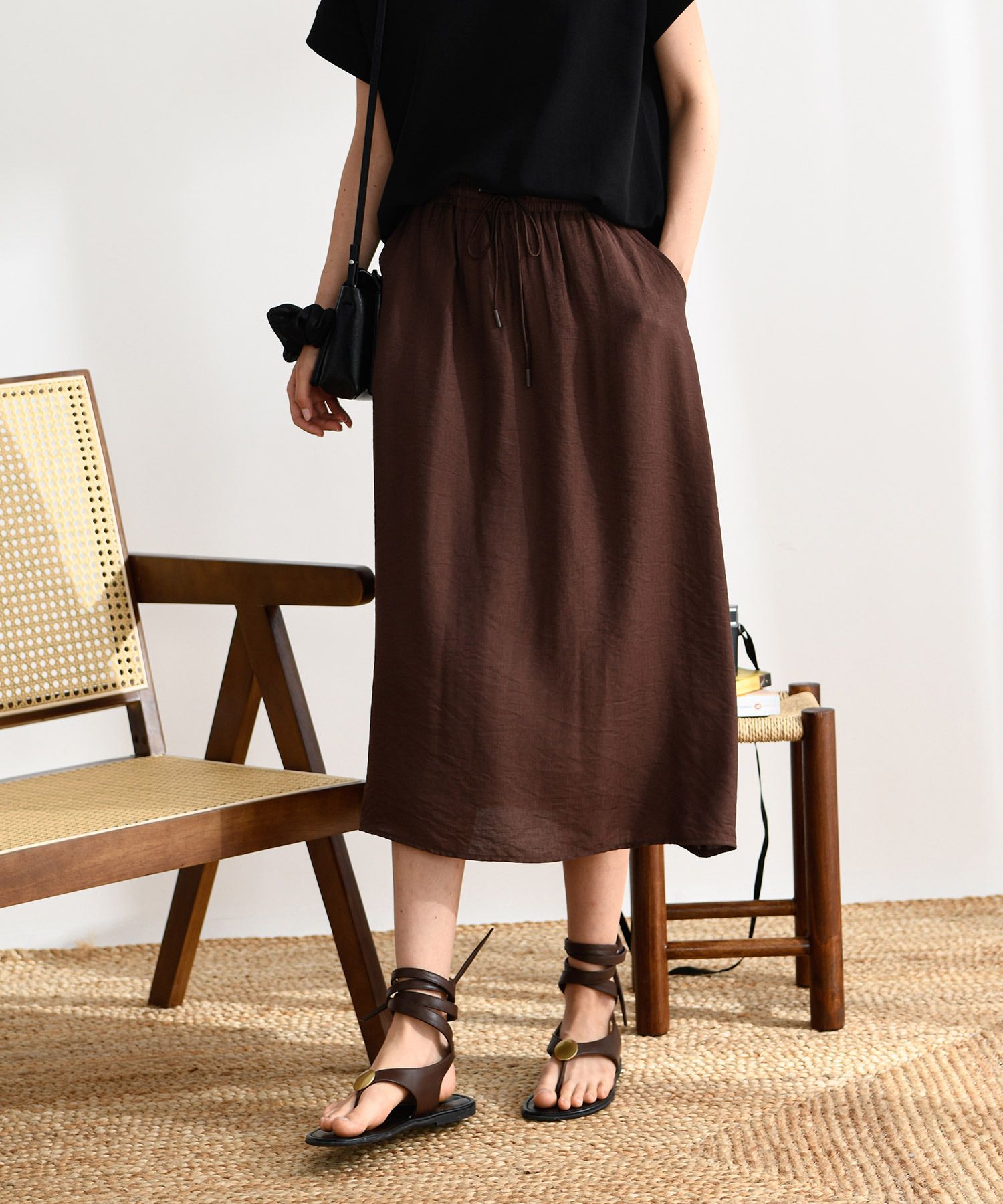MUSINSA | PIGMENT Cool Touch All Banding Skirt (PBE06M-WSKW005)