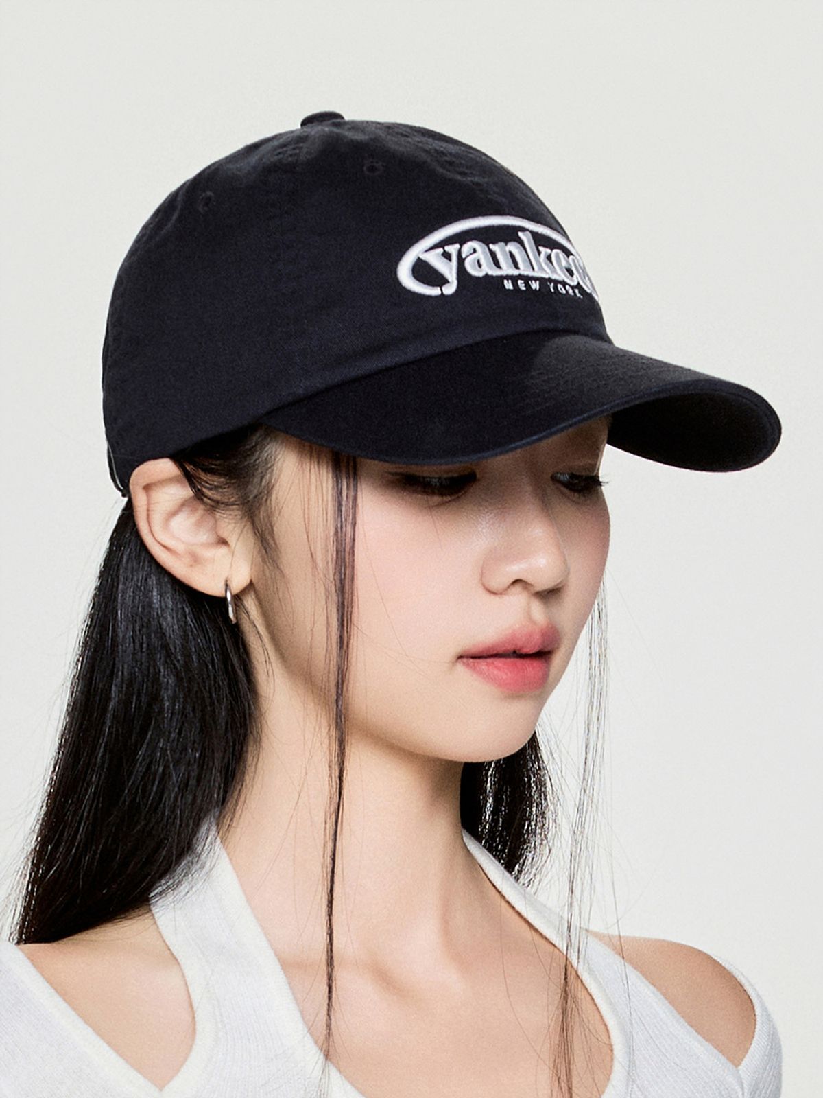 엠엘비(MLB) 젤리 언스트럭쳐 볼캡 NY (Black)
