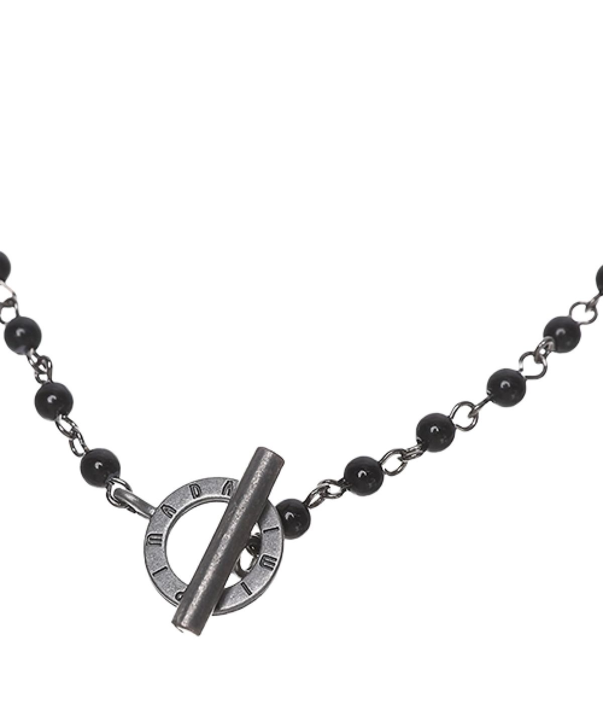 피마다지윈(PIMADAZIWIN) Black Chain Pearl Necklace_[Light]