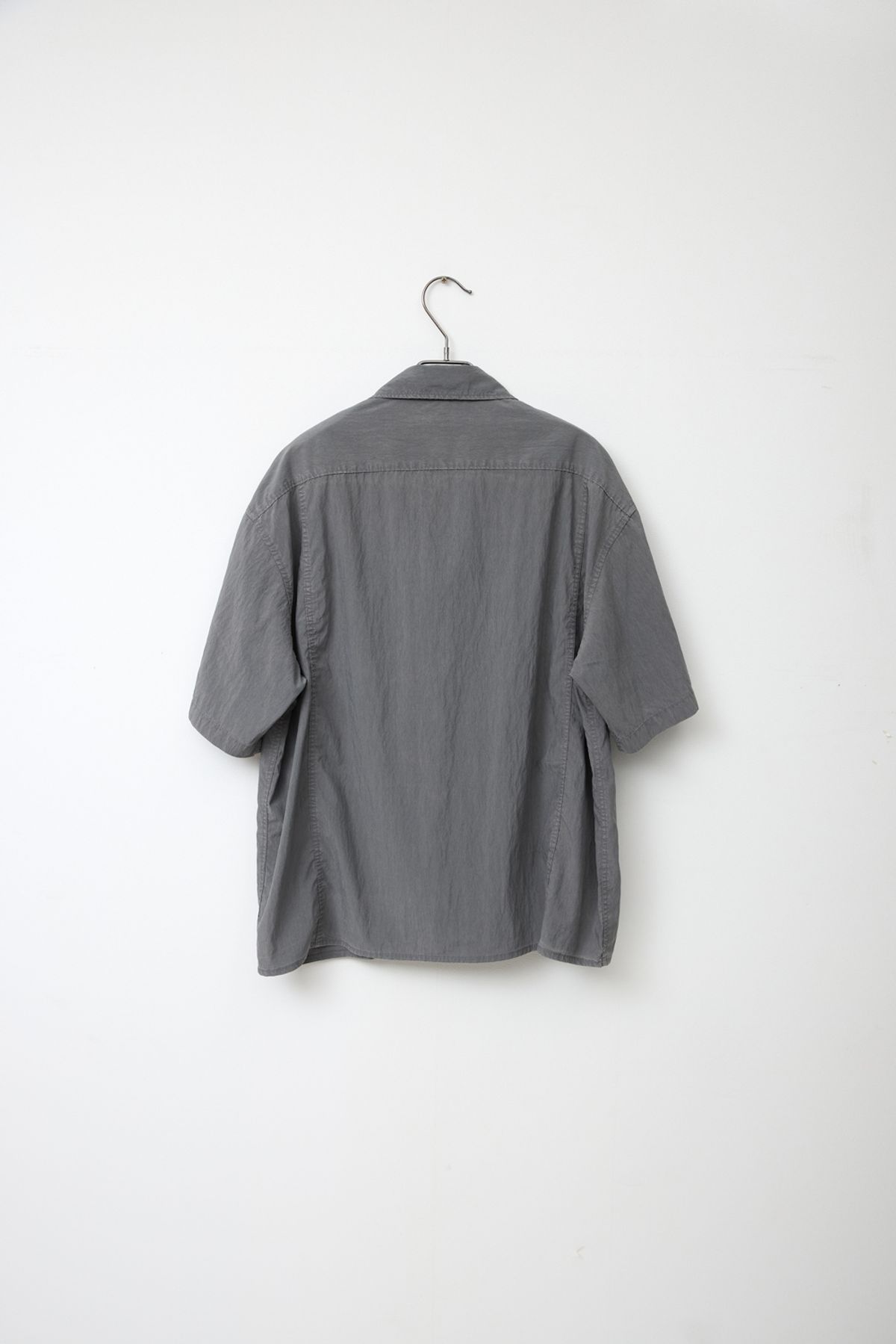 해칭룸(HATCHINGROOM) Over Shirt 1/2 Grey