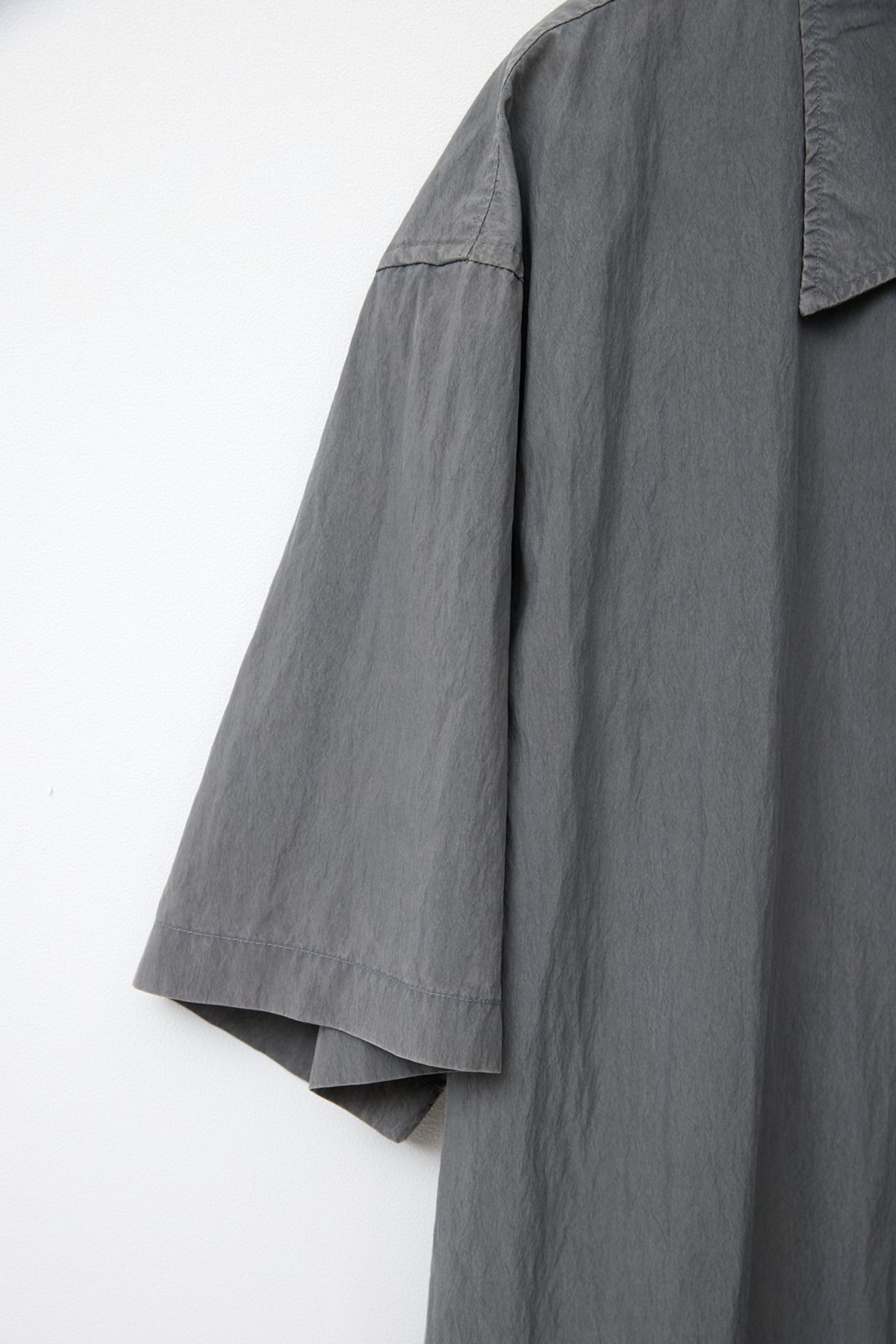 해칭룸(HATCHINGROOM) Over Shirt 1/2 Grey
