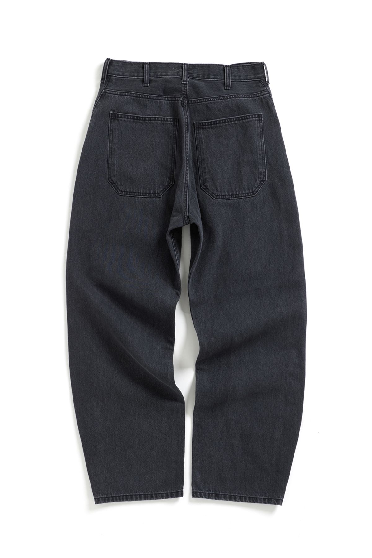 해칭룸(HATCHINGROOM) Curve Jeans Washed Black