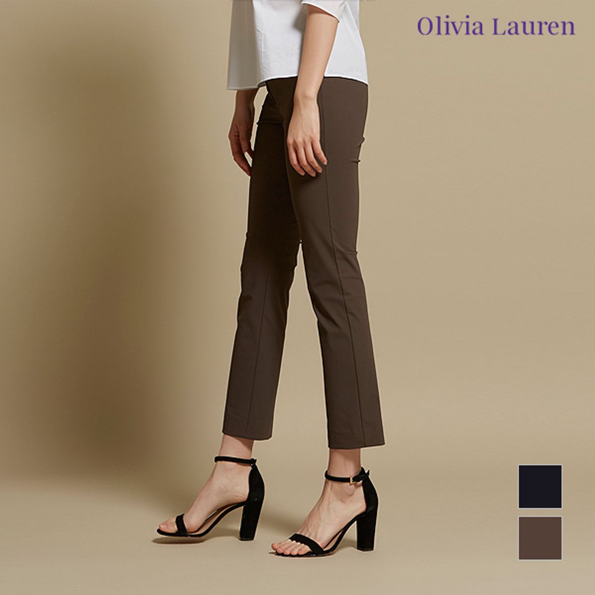 올리비아로렌(OLIVIALAUREN) 일자핏 팬츠_VOCDLWM3441