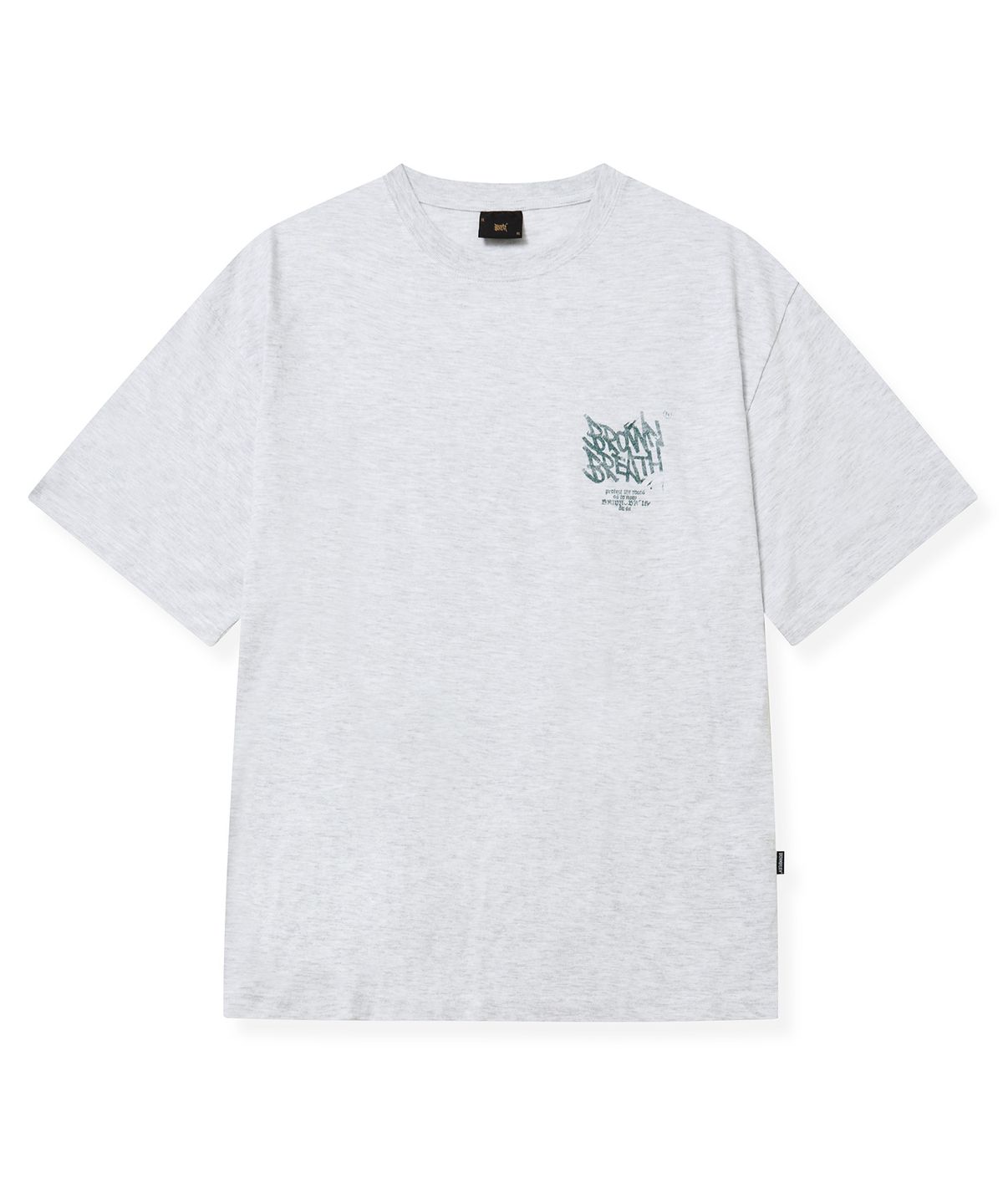 브라운브레스(BROWNBREATH) FREEZE TAG TEE - ASH