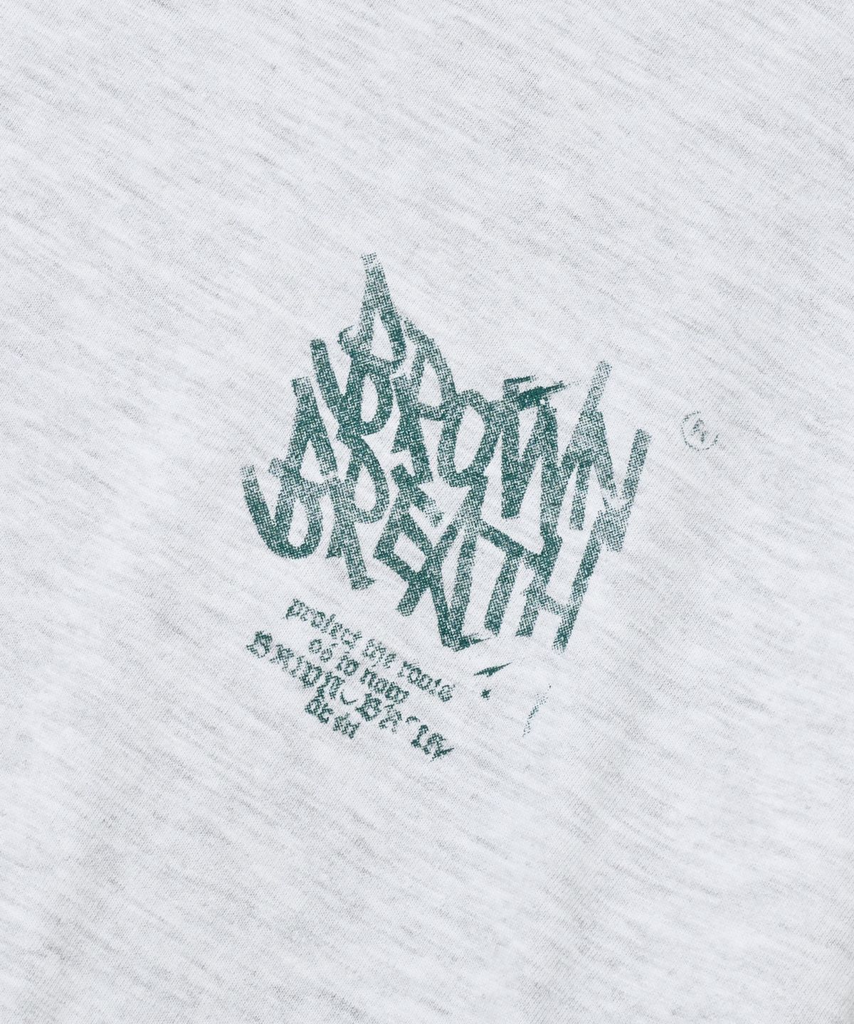 브라운브레스(BROWNBREATH) FREEZE TAG TEE - ASH