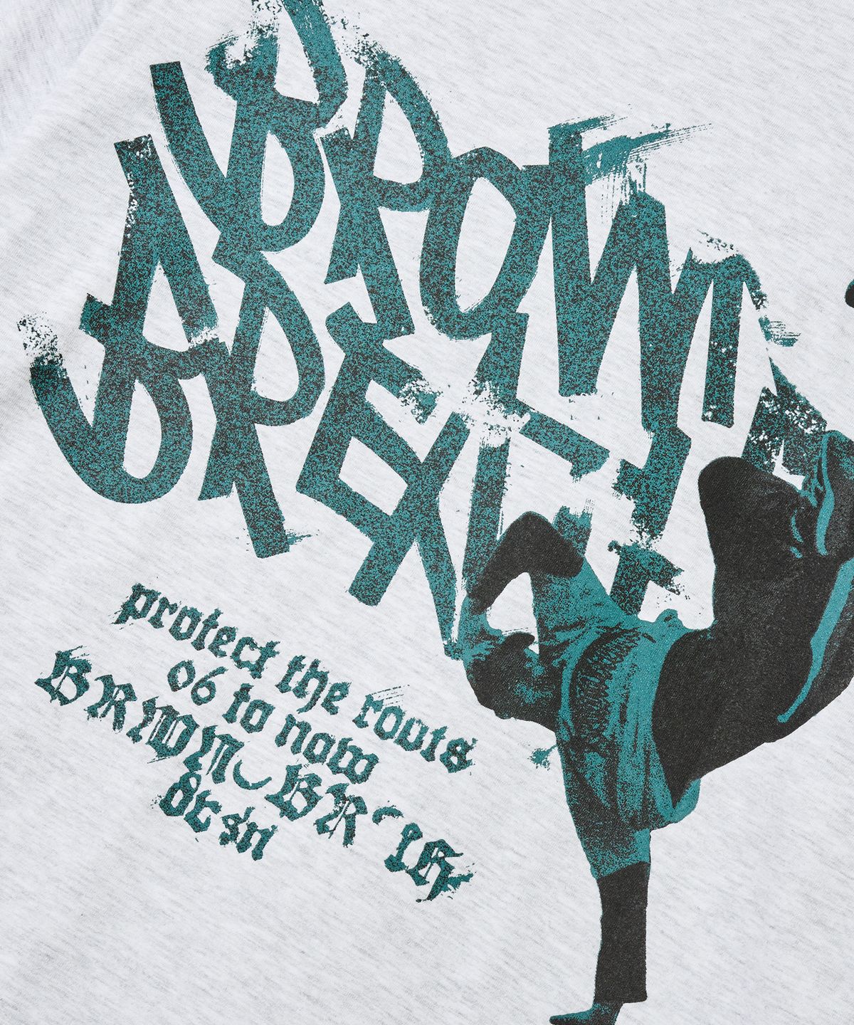 브라운브레스(BROWNBREATH) FREEZE TAG TEE - ASH