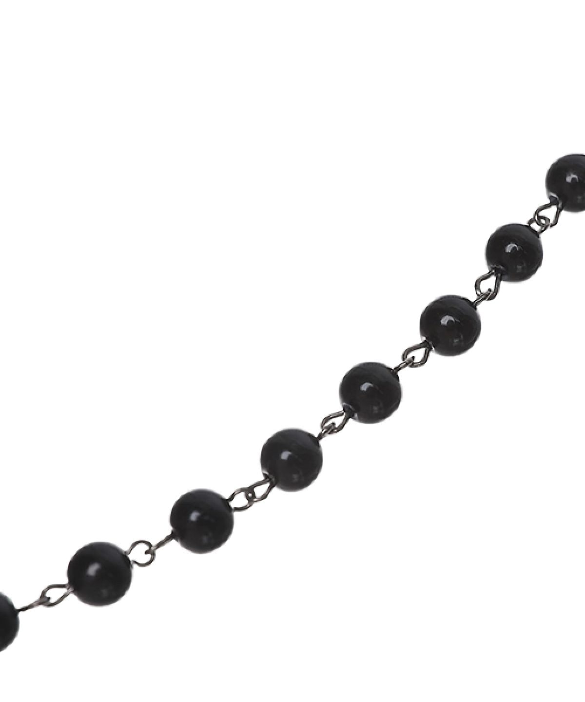 피마다지윈(PIMADAZIWIN) Black Chain Pearl Necklace_[Bold]