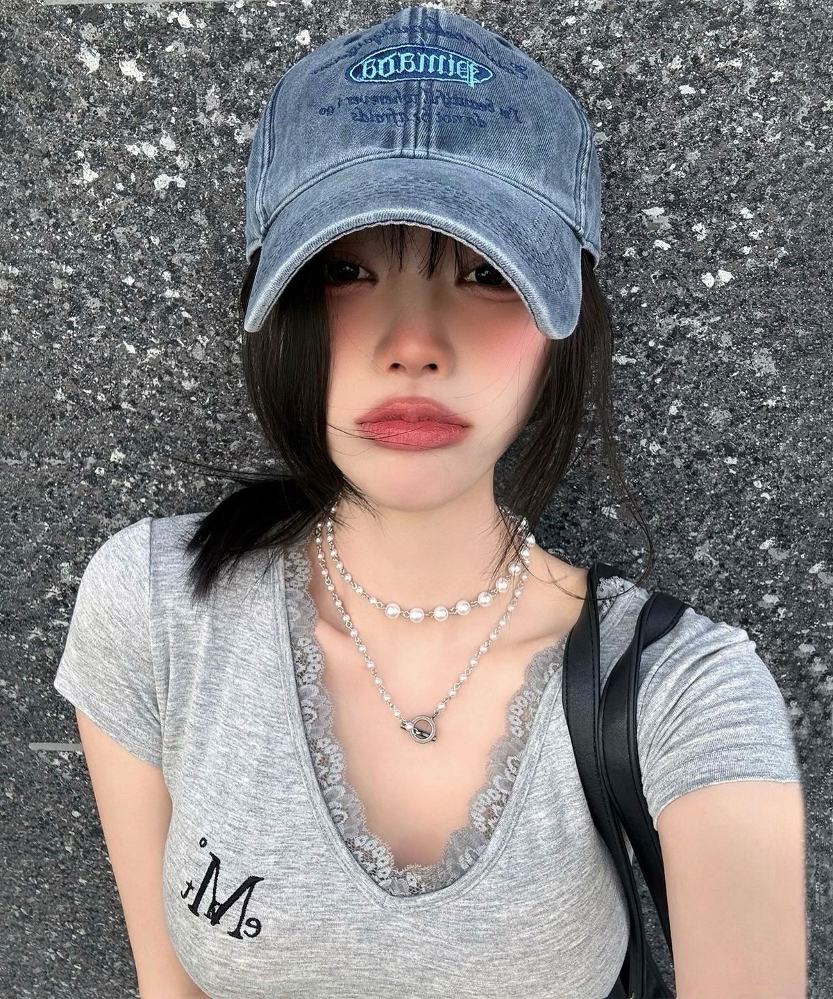 피마다지윈(PIMADAZIWIN) White Chain Pearl Necklace_[Light]