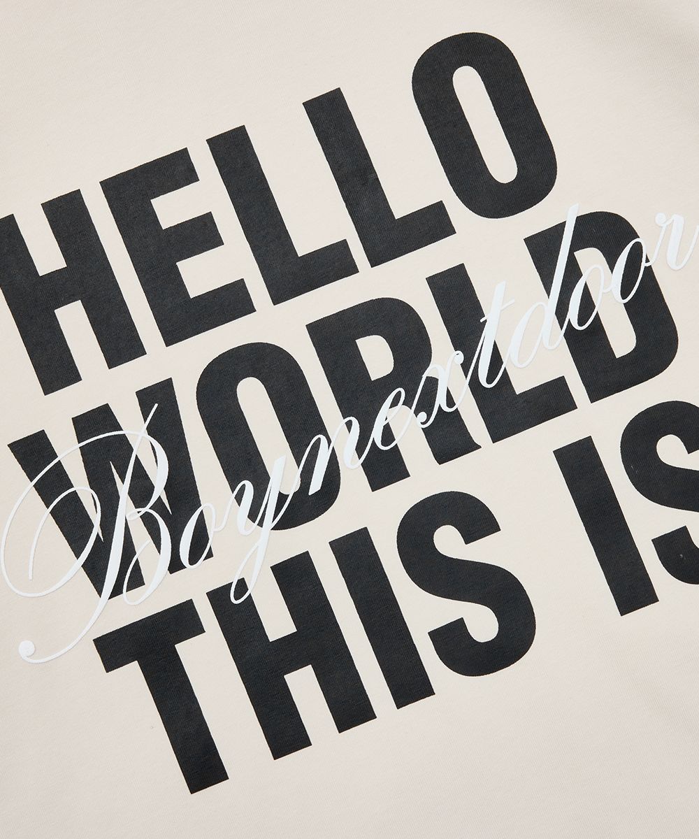 그레일즈(GRAILZ) [BOYNEXTDOOR x GRAILZ] S/S T-SHIRT [BEIGE