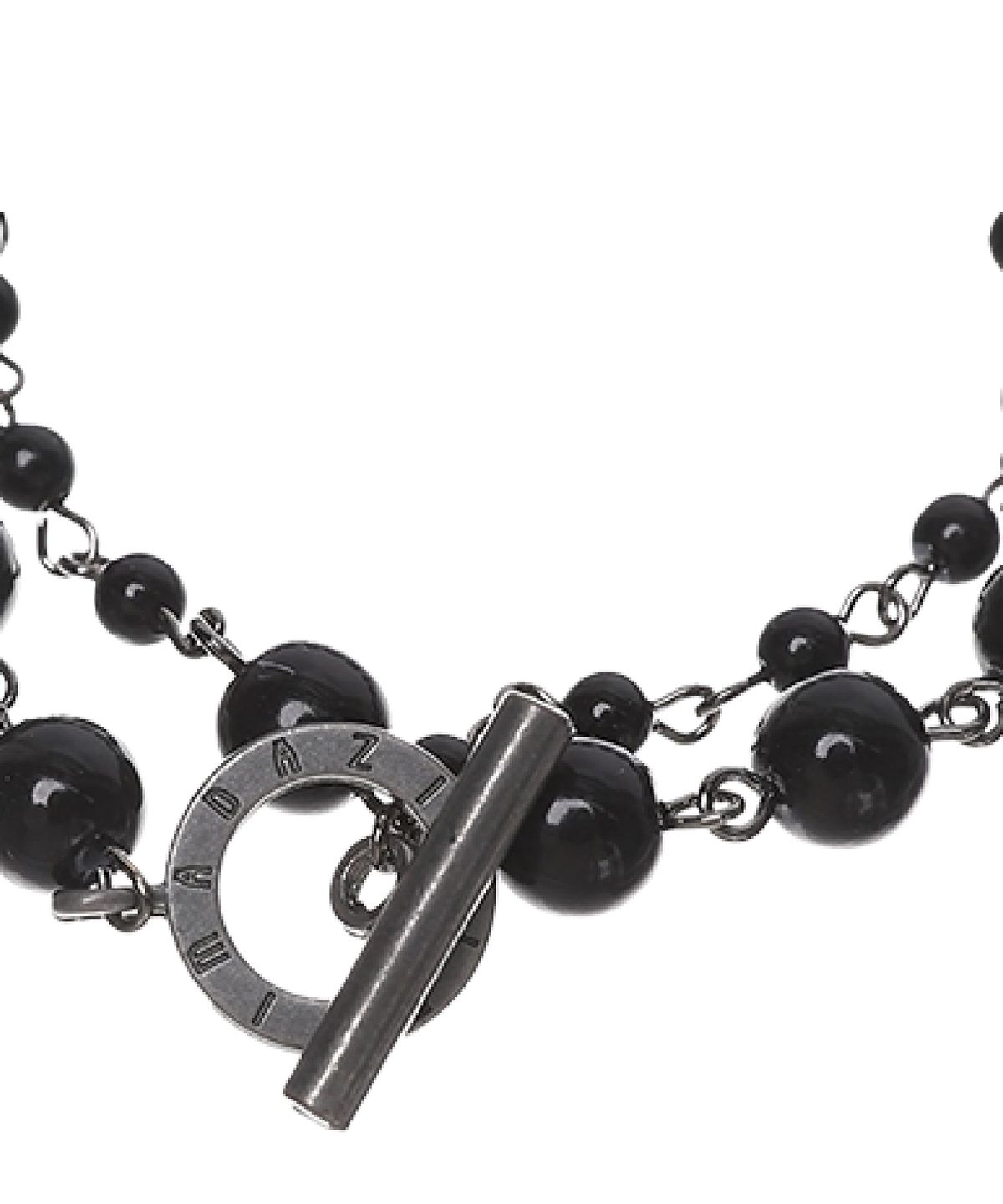 피마다지윈(PIMADAZIWIN) Black Chain Pearl Bracelet