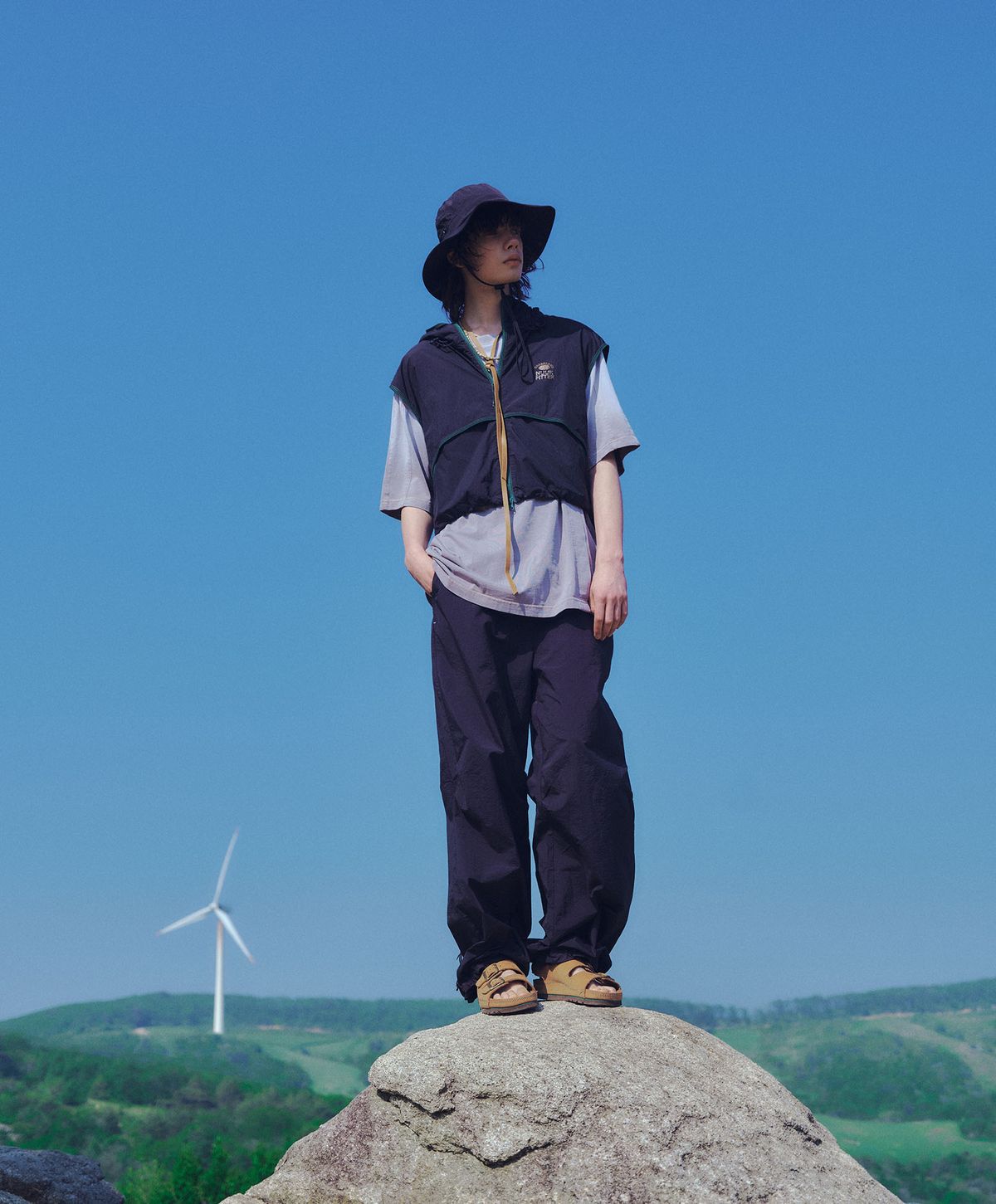 누크피터(NUUKFITTER) ICE-UP HOODIE VEST [BLACK]