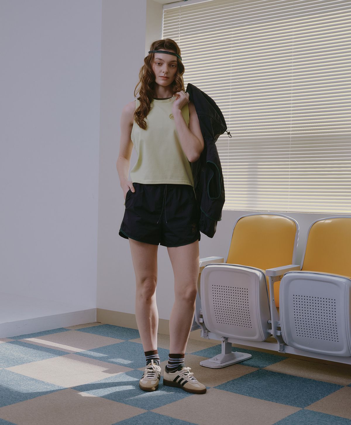 누크피터(NUUKFITTER) ICE-UP STRING SHORTS_WOMEN [BLACK]