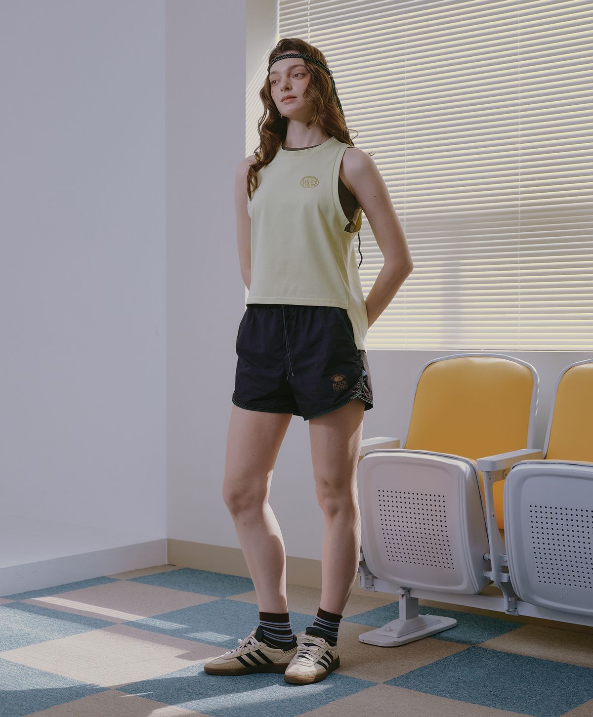 누크피터(NUUKFITTER) ICE-UP STRING SHORTS_WOMEN [BLACK]