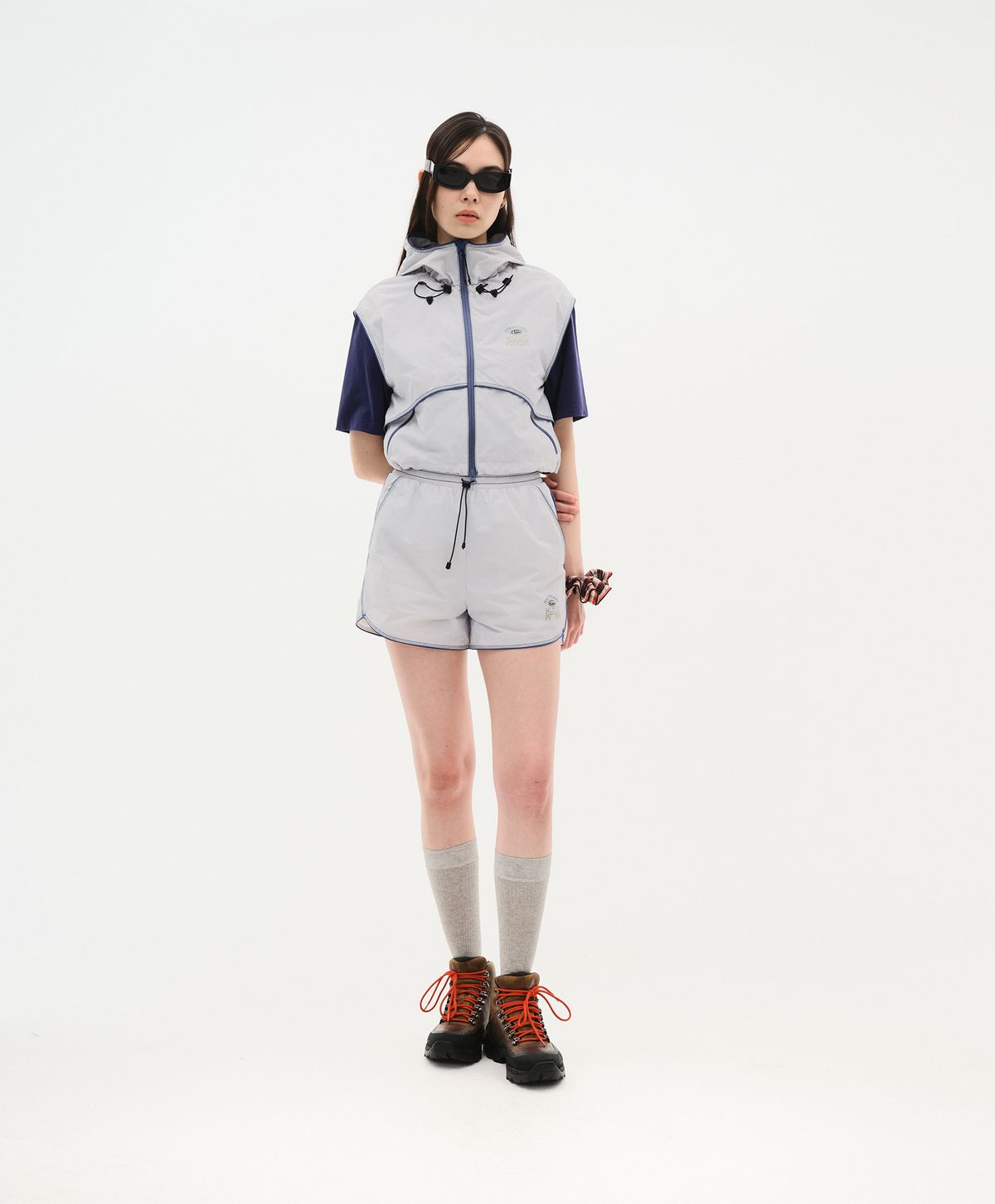 누크피터(NUUKFITTER) ICE-UP STRING SHORTS_WOMEN [GRAY]
