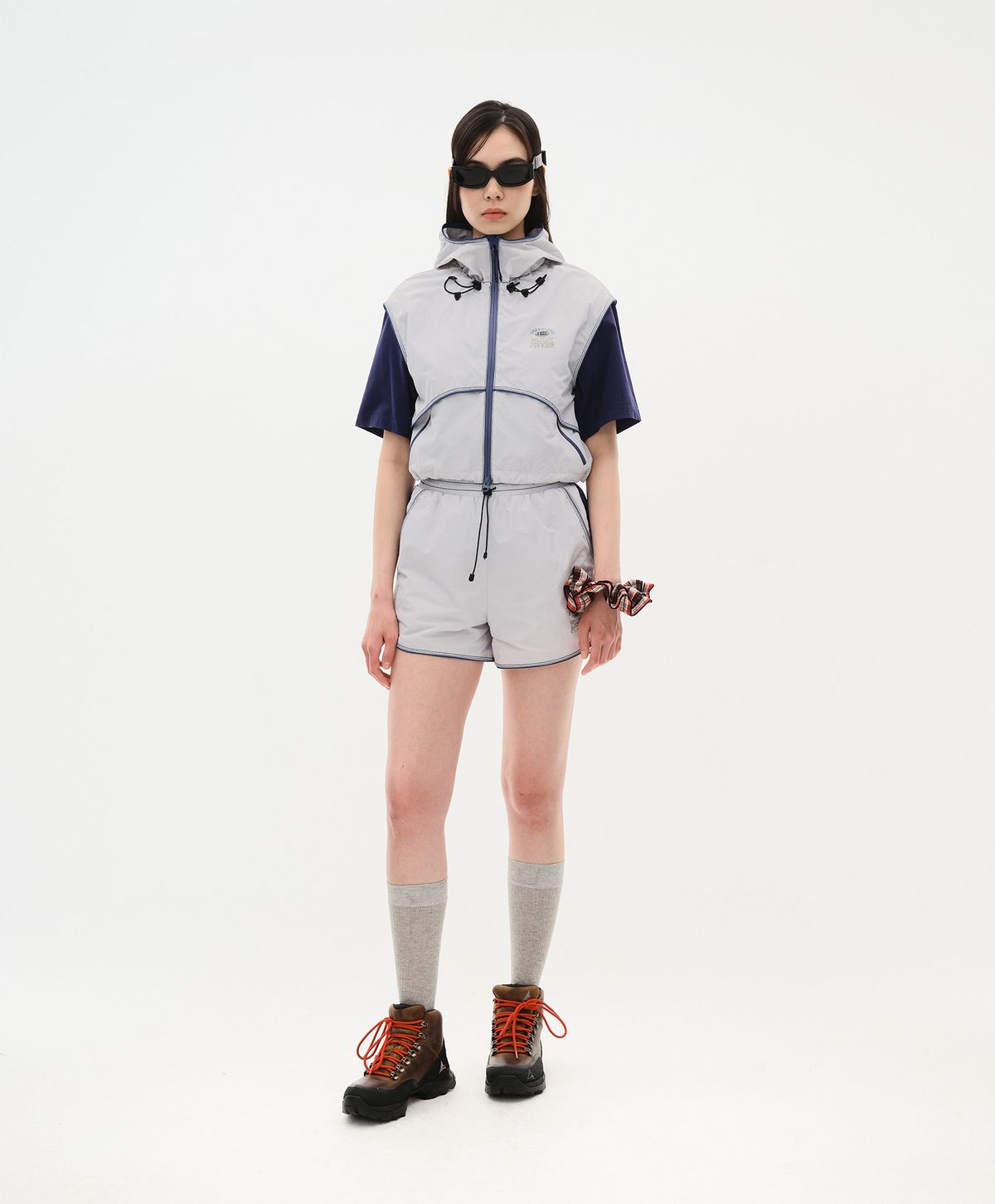 누크피터(NUUKFITTER) ICE-UP STRING SHORTS_WOMEN [GRAY]