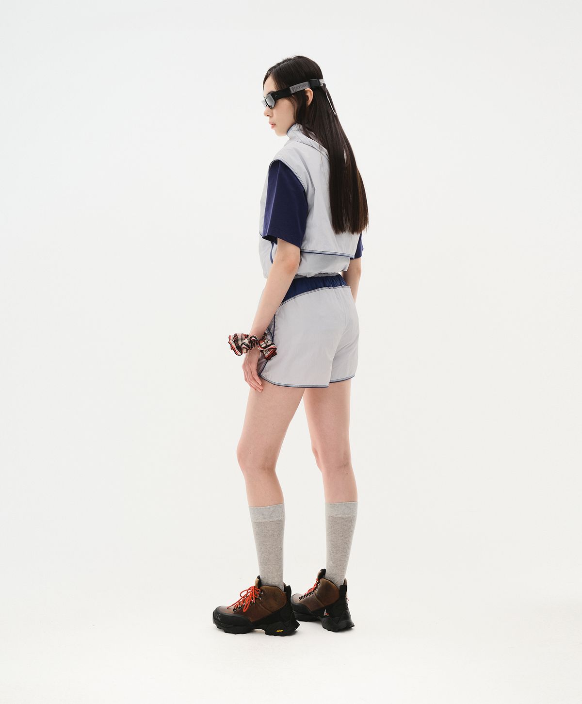 누크피터(NUUKFITTER) ICE-UP STRING SHORTS_WOMEN [GRAY]