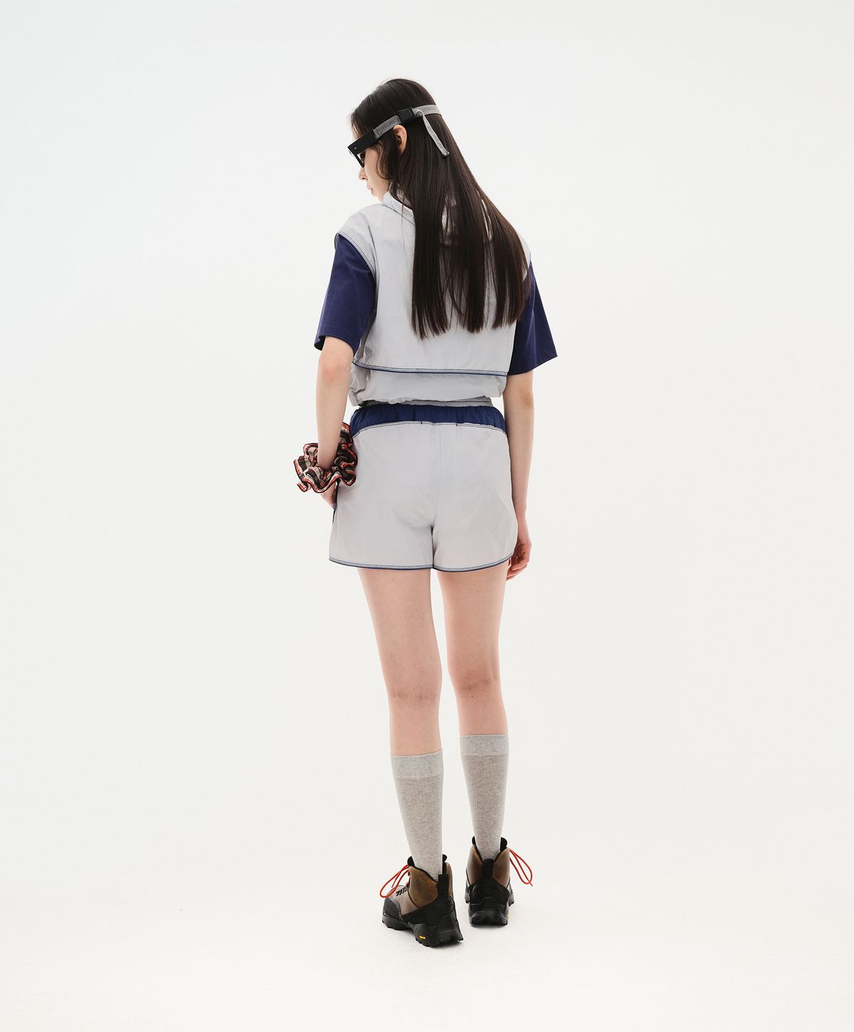 누크피터(NUUKFITTER) ICE-UP STRING SHORTS_WOMEN [GRAY]