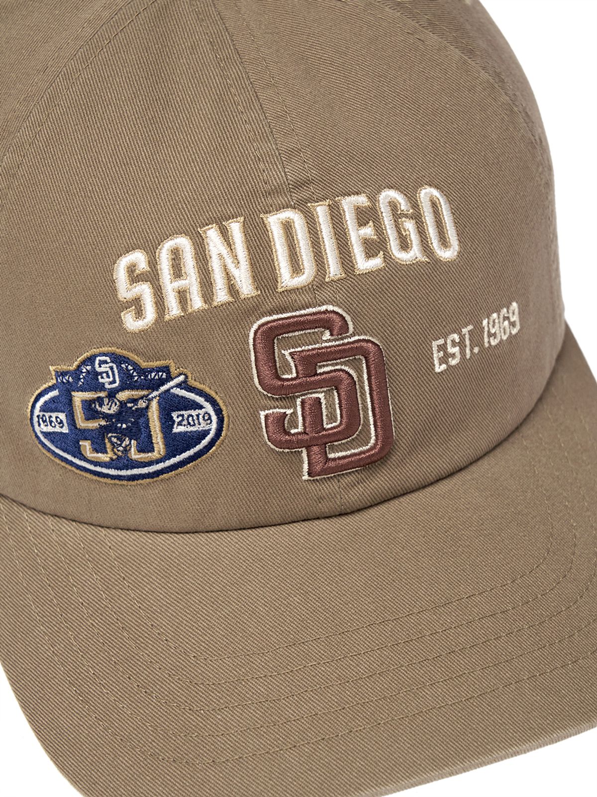 엠엘비(MLB) 패치 언스트럭쳐 볼캡 SD (D.Beige)