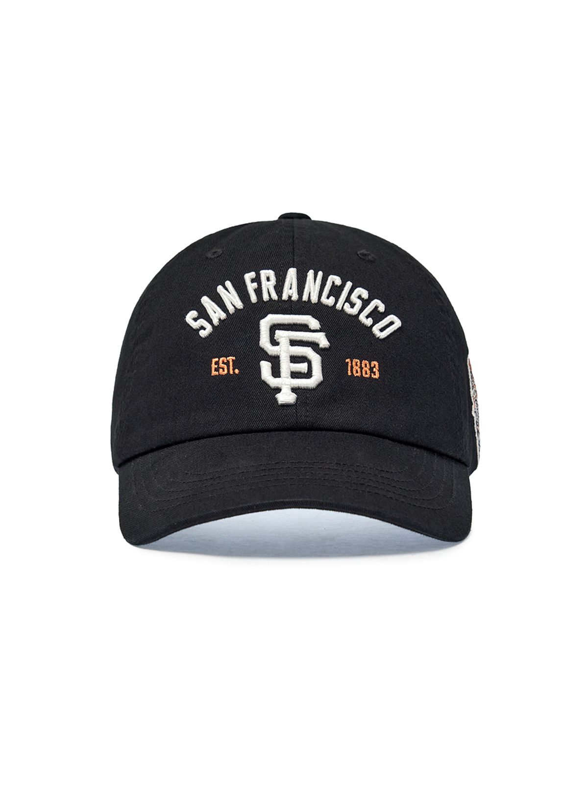 엠엘비(MLB) 쿠퍼스타운 패치 언스트럭쳐 볼캡 SF (Black)