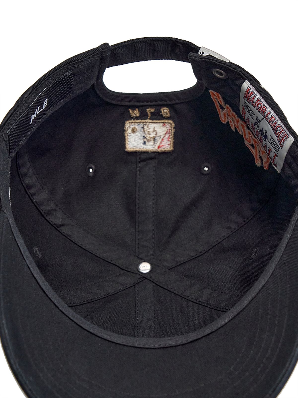 엠엘비(MLB) 쿠퍼스타운 패치 언스트럭쳐 볼캡 SF (Black)