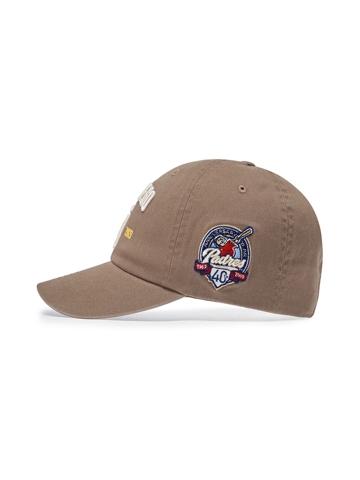 엠엘비(MLB) 쿠퍼스타운 패치 언스트럭쳐 볼캡 SD (D.Beige)