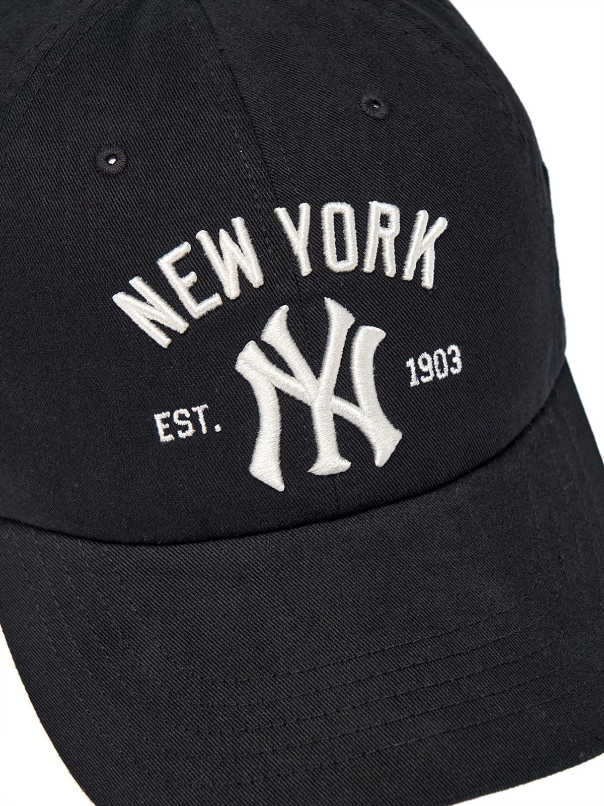엠엘비(MLB) 쿠퍼스타운 패치 언스트럭쳐 볼캡 NY (Black)
