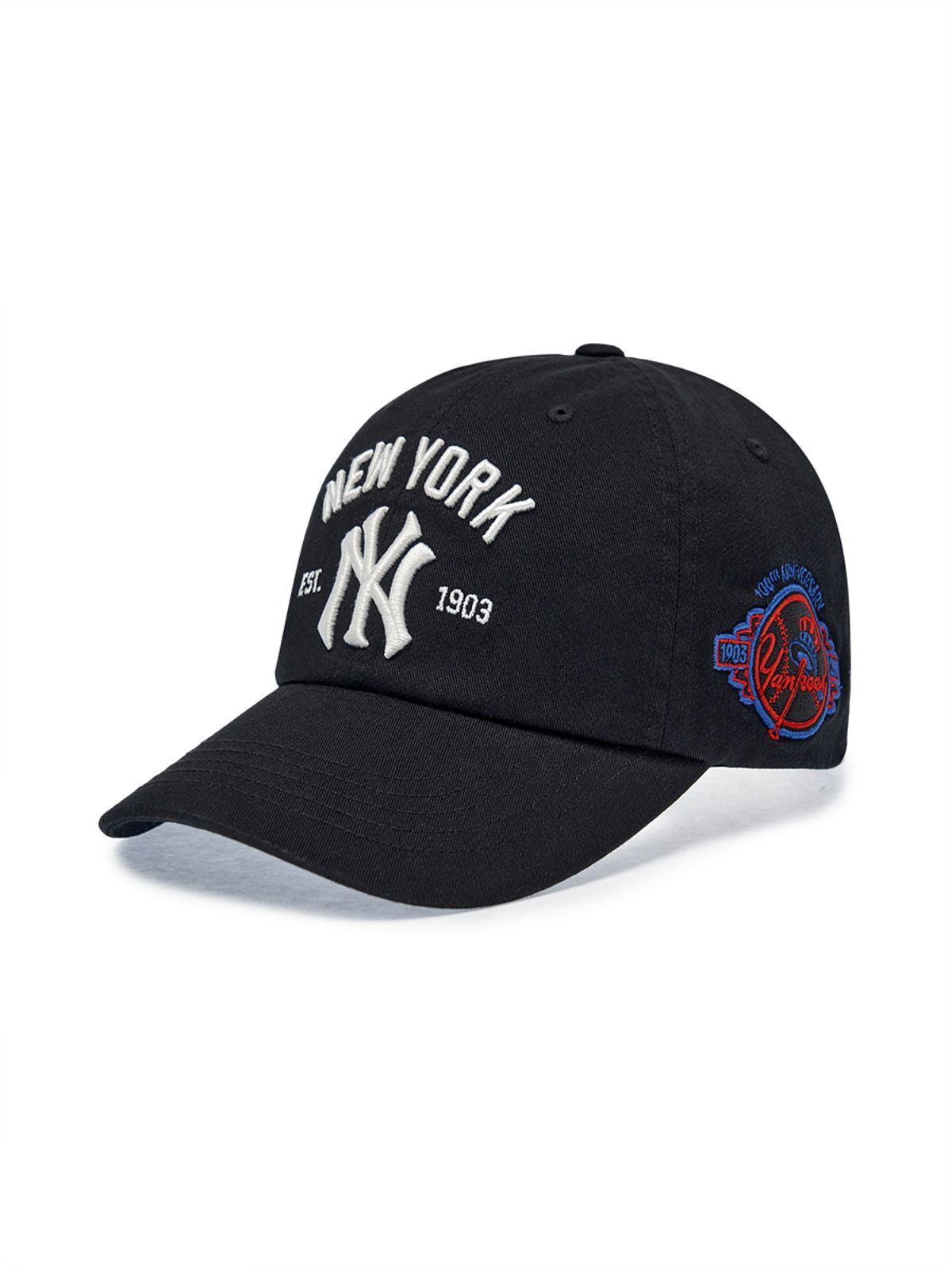엠엘비(MLB) 쿠퍼스타운 패치 언스트럭쳐 볼캡 NY (Black)