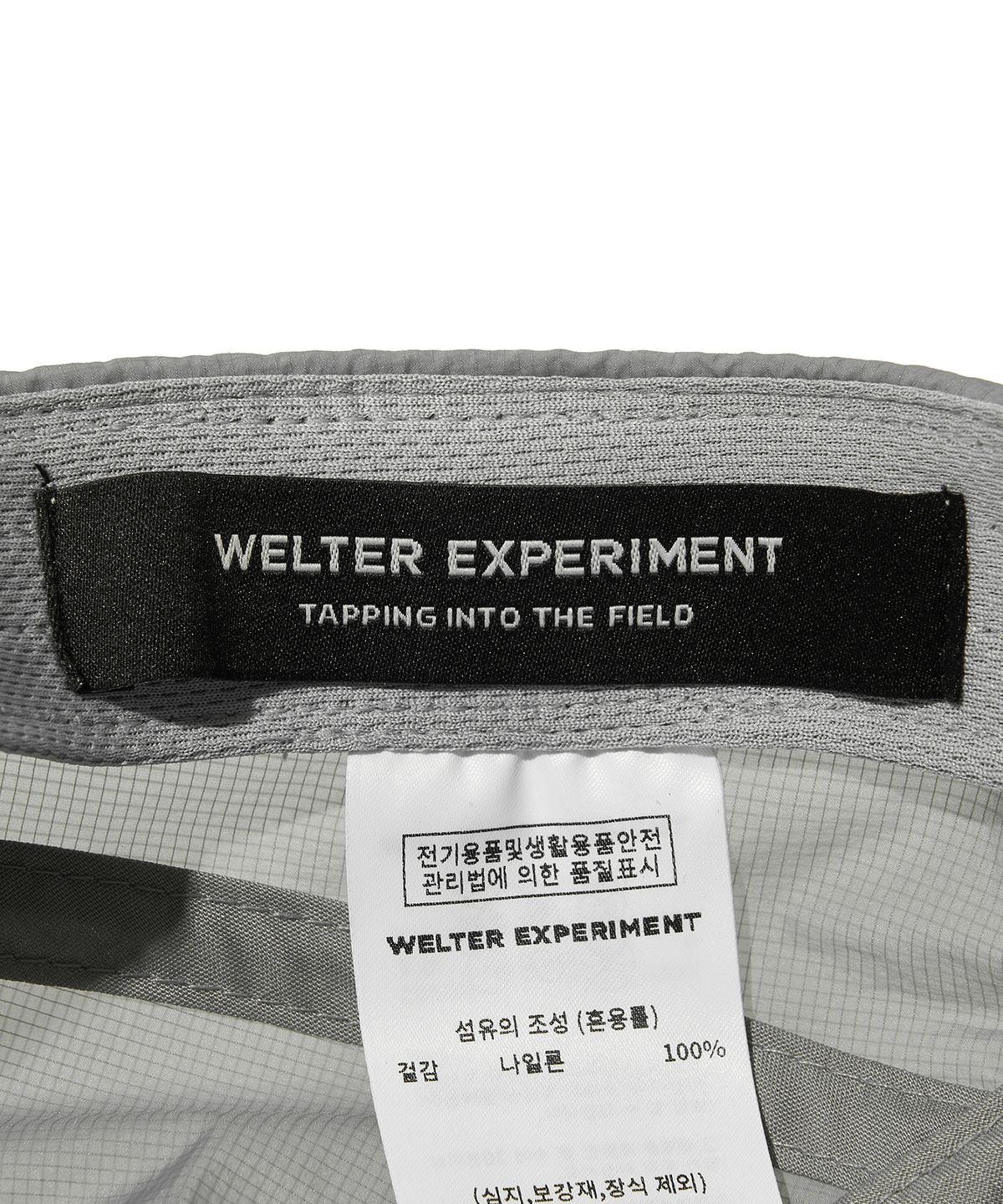웰터 익스페리먼트(WELTER EXPERIMENT) BREEVO LIGHTWEIGHT REFLECTION CAP_LIGHT GRAY