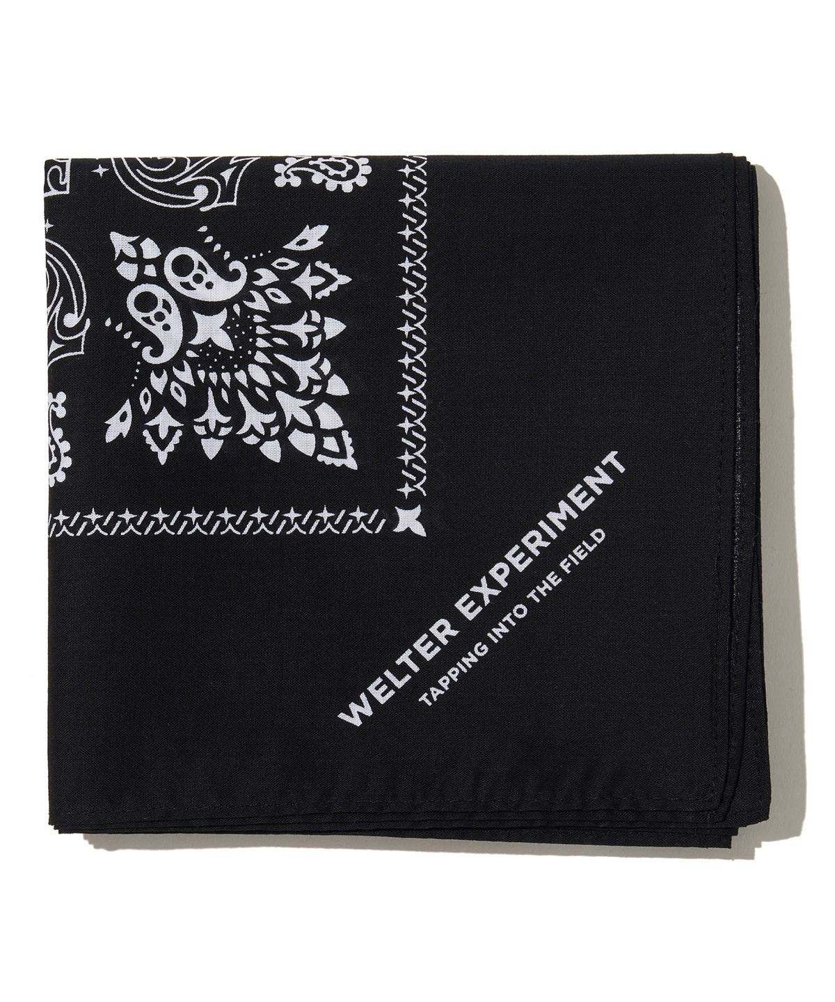 웰터 익스페리먼트(WELTER EXPERIMENT) VINTAGE PAISLEY BANDANA_BLACK