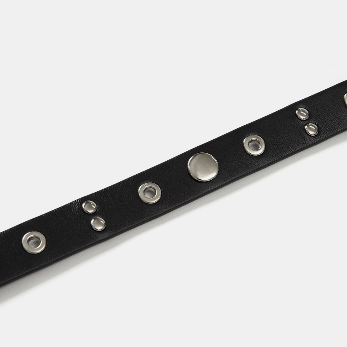 엘씨디씨티엠(LCDC™) NEW EYELET LEATHER BELT (BLACK)
