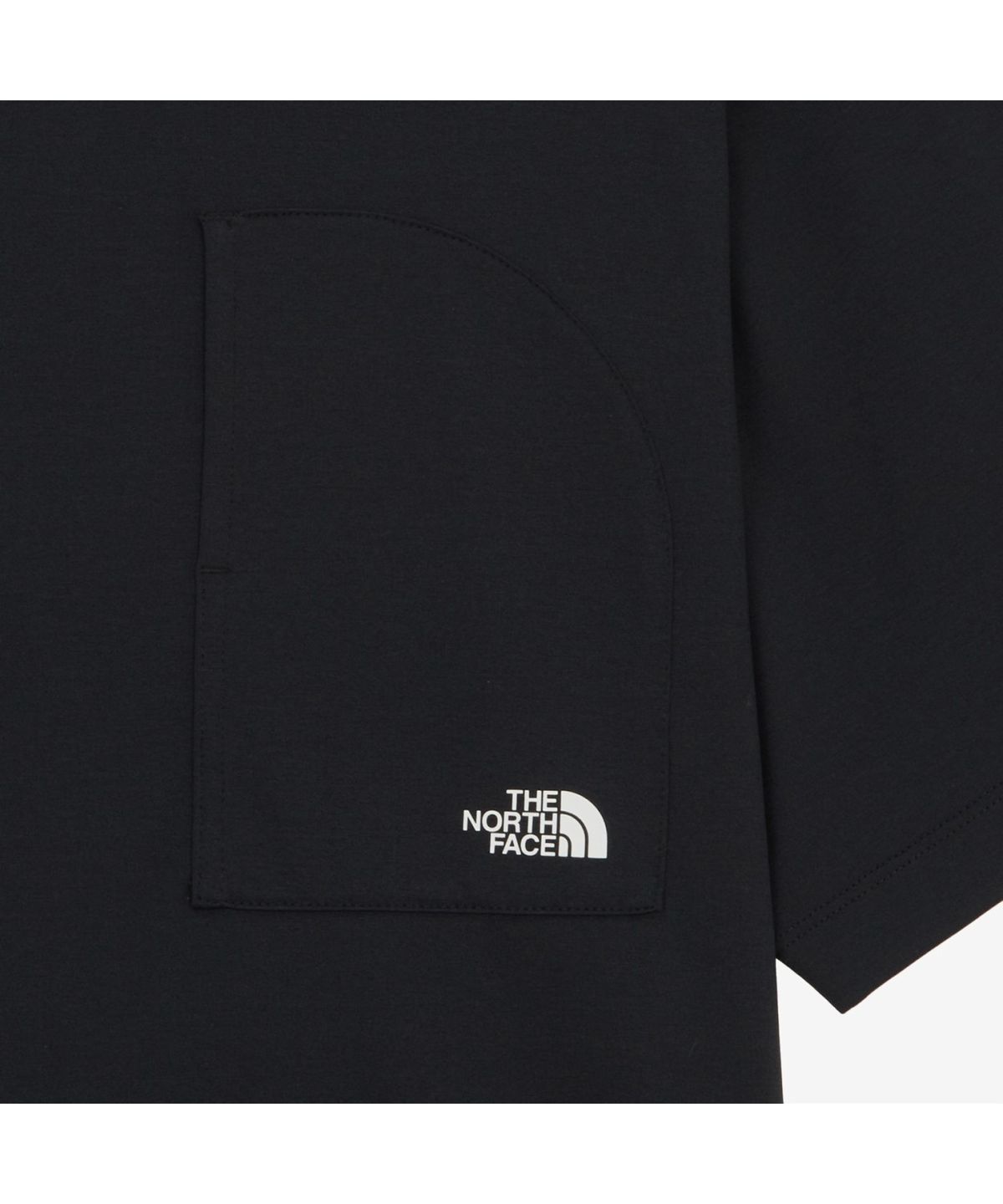 노스페이스(THE NORTH FACE) NT7UR53A 유니 체스트 포켓 라운드티 BLACK
