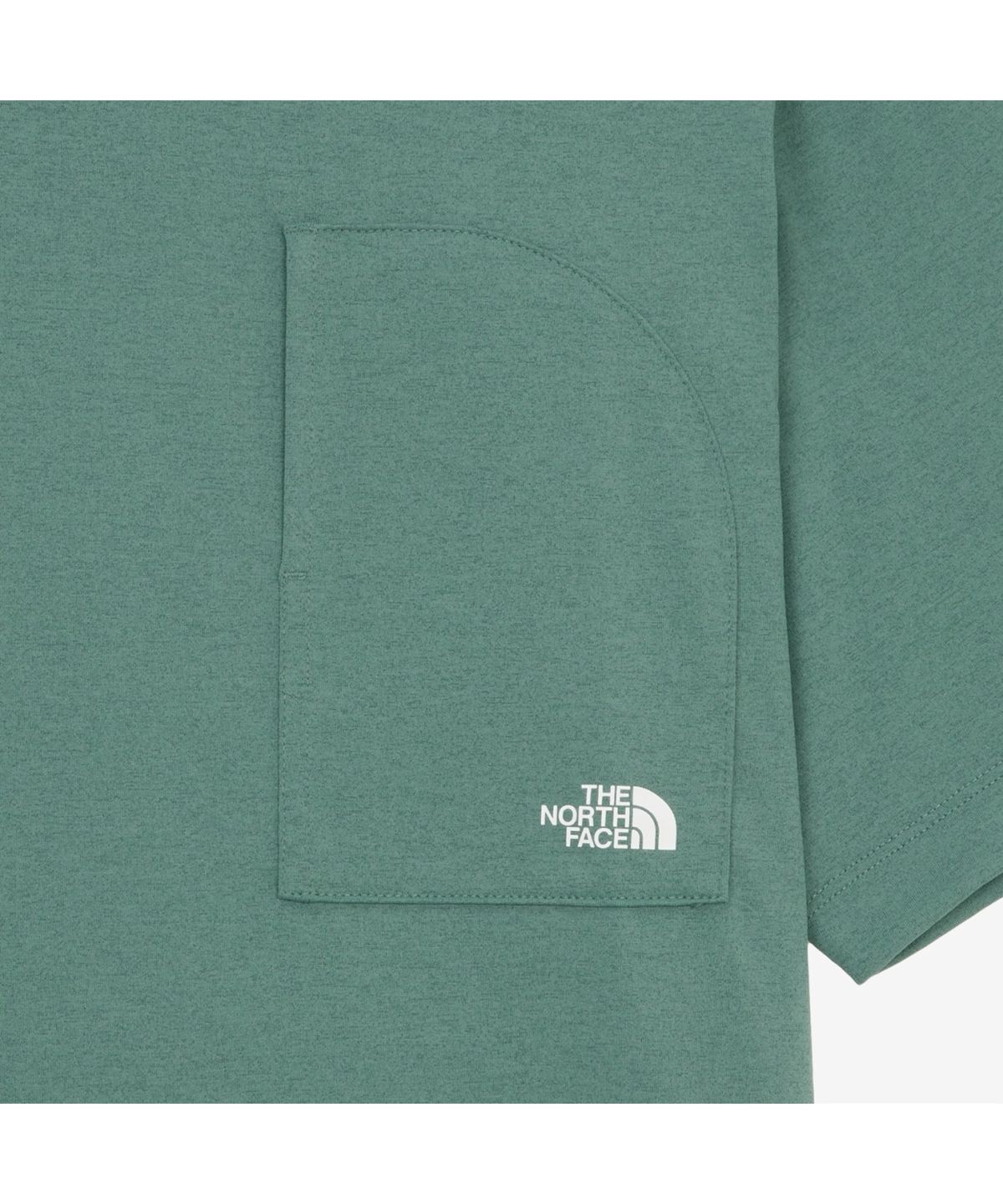 노스페이스(THE NORTH FACE) NT7UR53C 유니 체스트 포켓 라운드티 SEA_PINE
