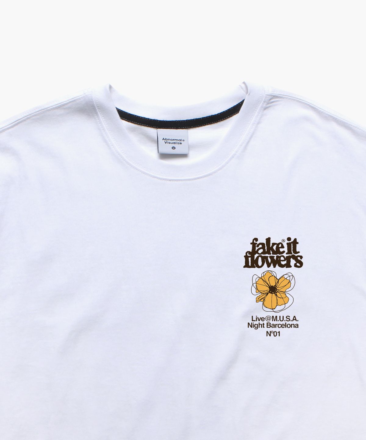 앱놀머씽(ABNORMALTHING) FFS 오버핏 티셔츠 화이트 (FFS T-SHIRT WHITE)