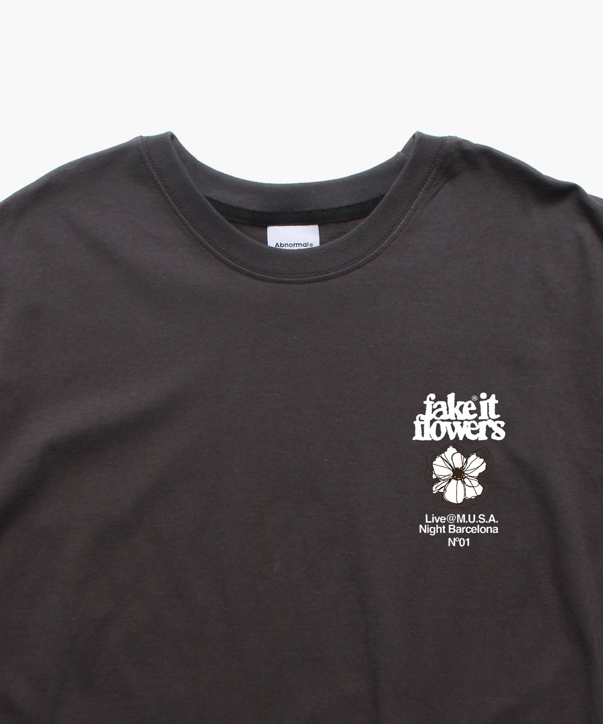 앱놀머씽(ABNORMALTHING) FFS 오버핏 티셔츠 차콜 (FFS T-SHIRT CHARCOAL)