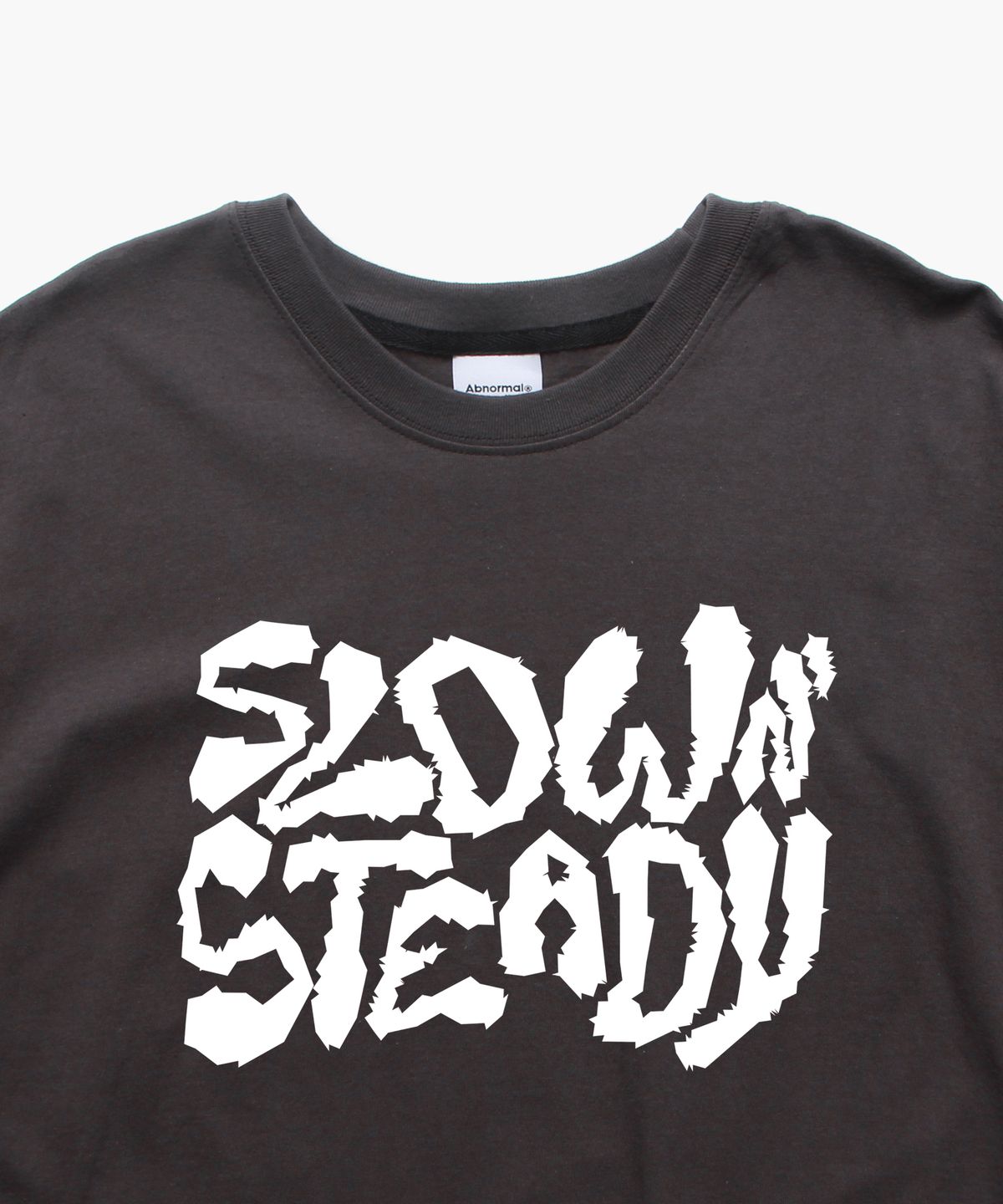 앱놀머씽(ABNORMALTHING) 스테디 오버핏 티셔츠 차콜 (STEADY T-SHIRT CHARCOAL)