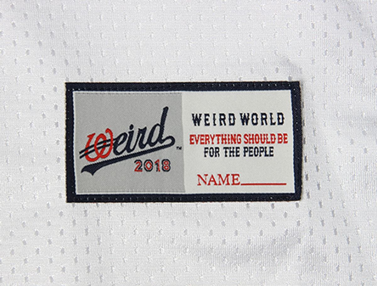 위얼드월드(WEIRDWORLD) WEIRD 18 럭비 저지 화이트