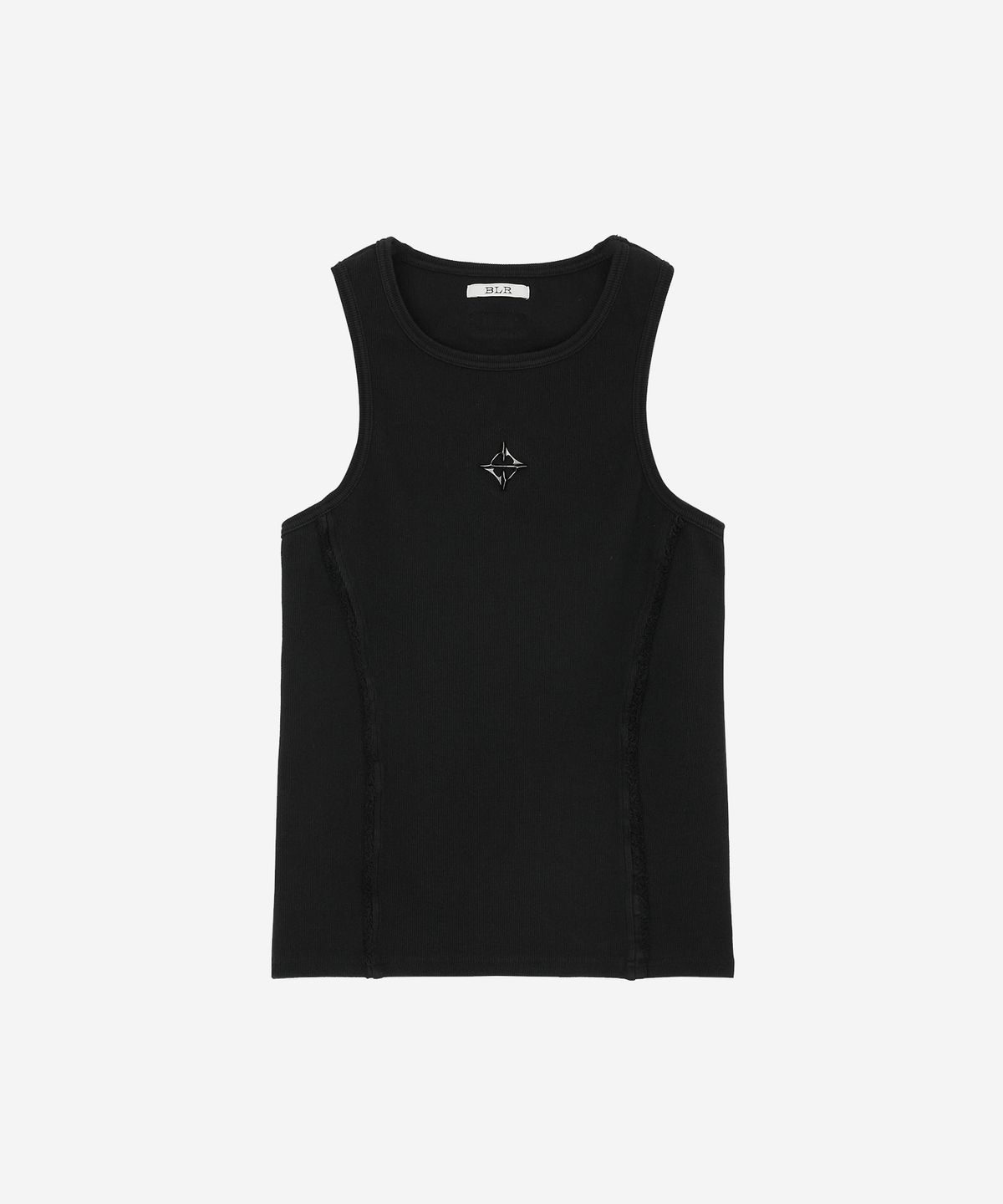 비엘알(BLR) Logo Rivet Sleeveless Black
