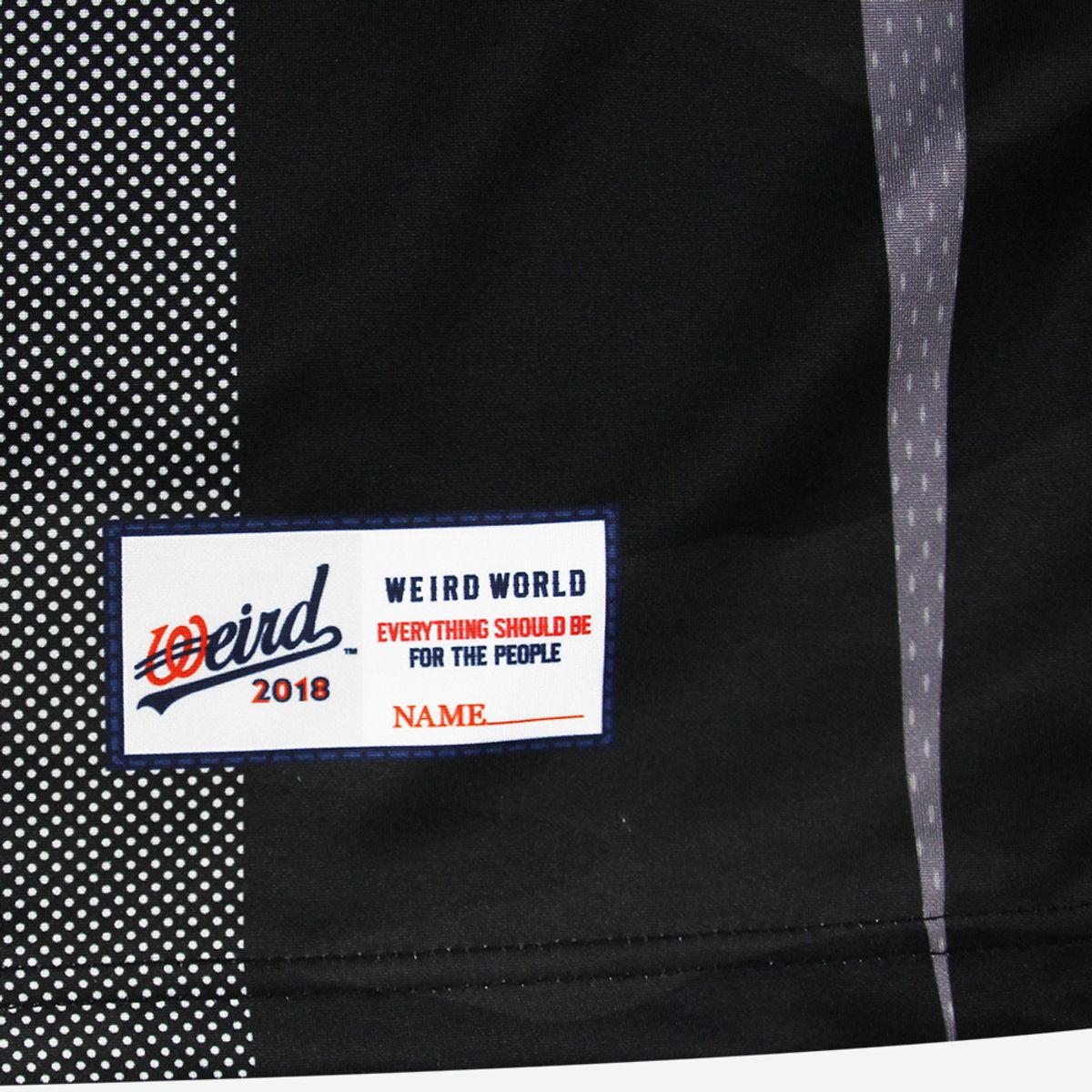 위얼드월드(WEIRDWORLD) 스타디움 사커 저지 롱슬리브 블랙