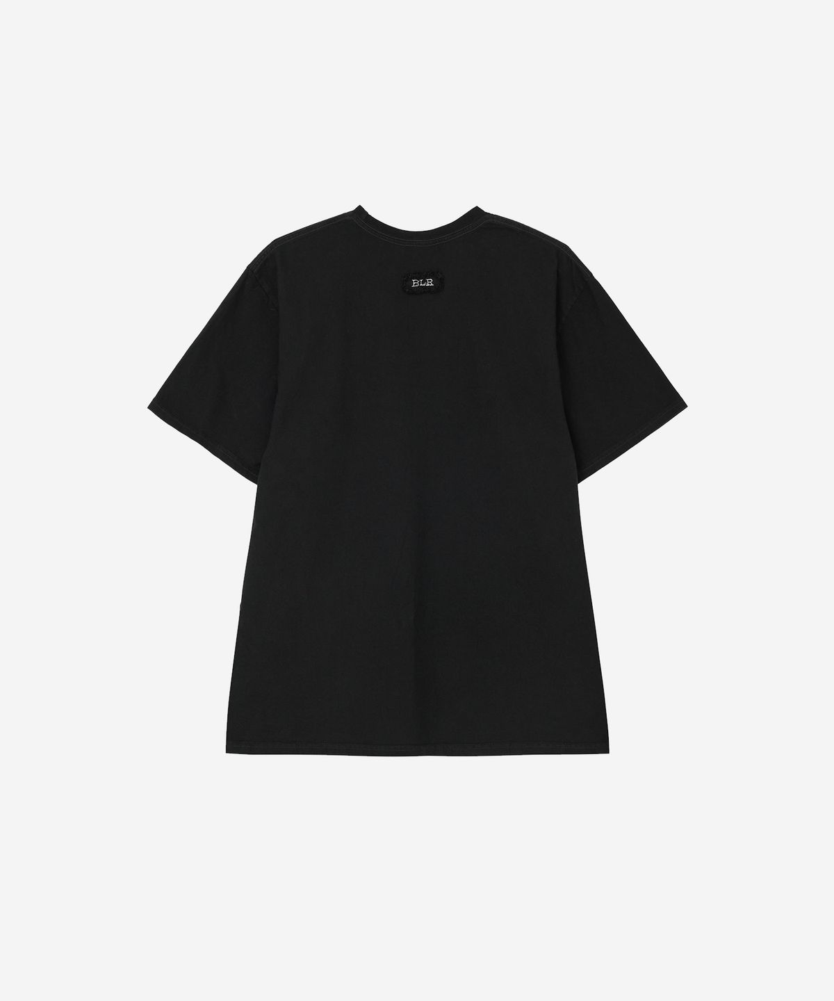 비엘알(BLR) Raw-Edged Bluer T-shirts Black