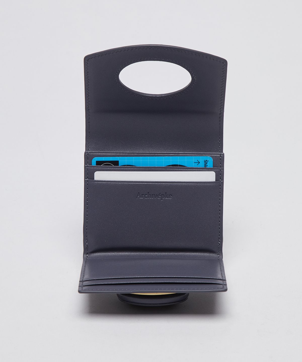 아카이브앱크(ARCHIVEPKE) Oval wallet(Blueberry)_OVADX25201PGR