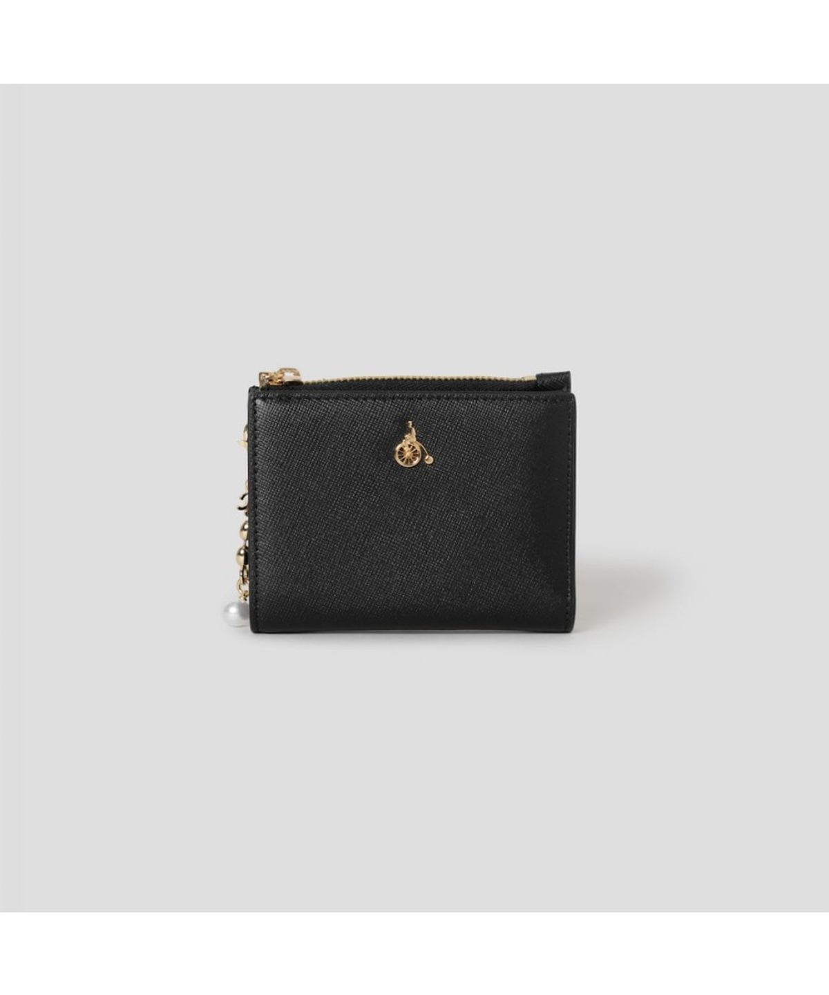 빈폴 액세서리(BEANPOLE ACCESSORY) 루시 지퍼 2단지갑 -  블랙