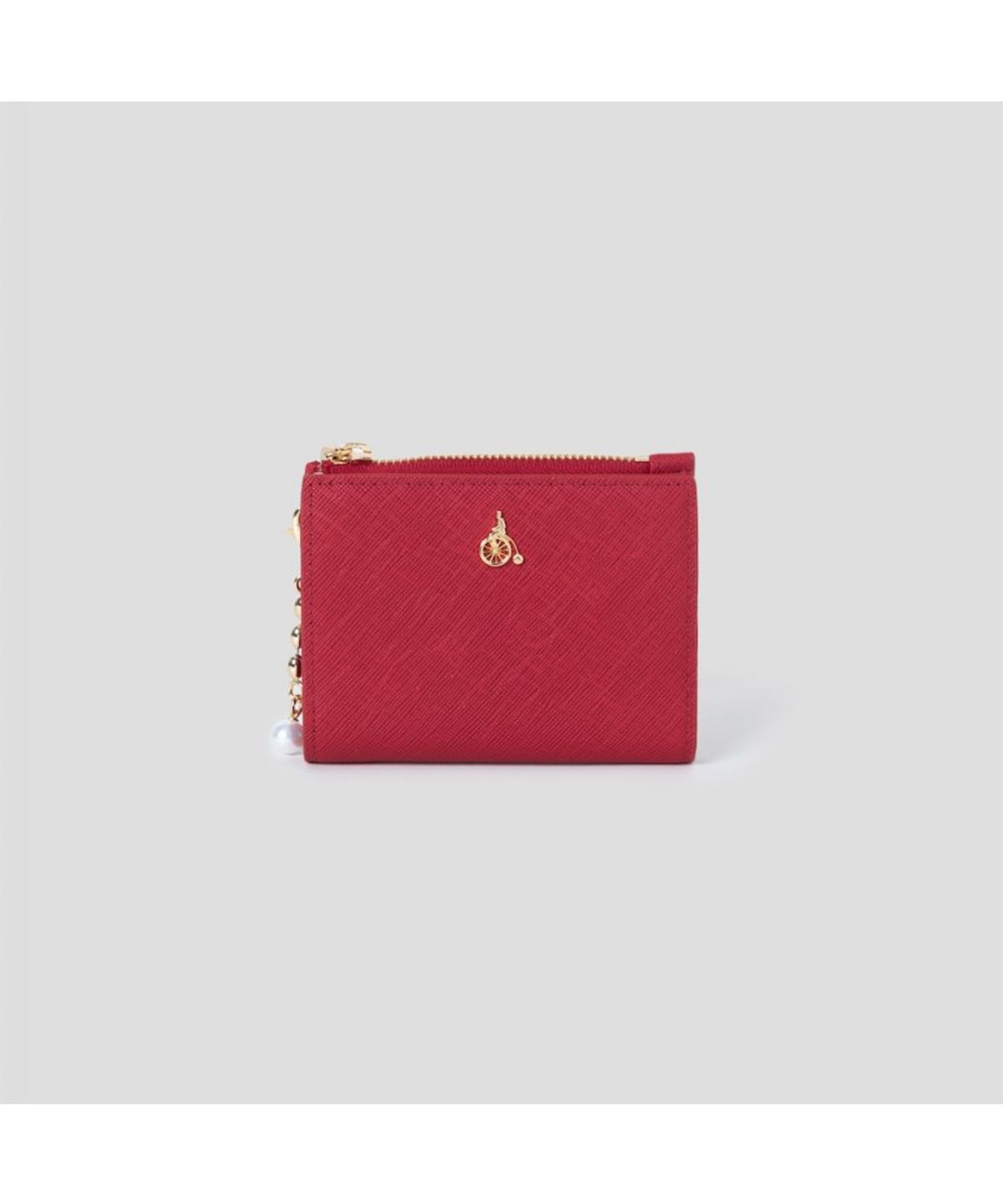 빈폴 액세서리(BEANPOLE ACCESSORY) 루시 지퍼 2단지갑 -  레드