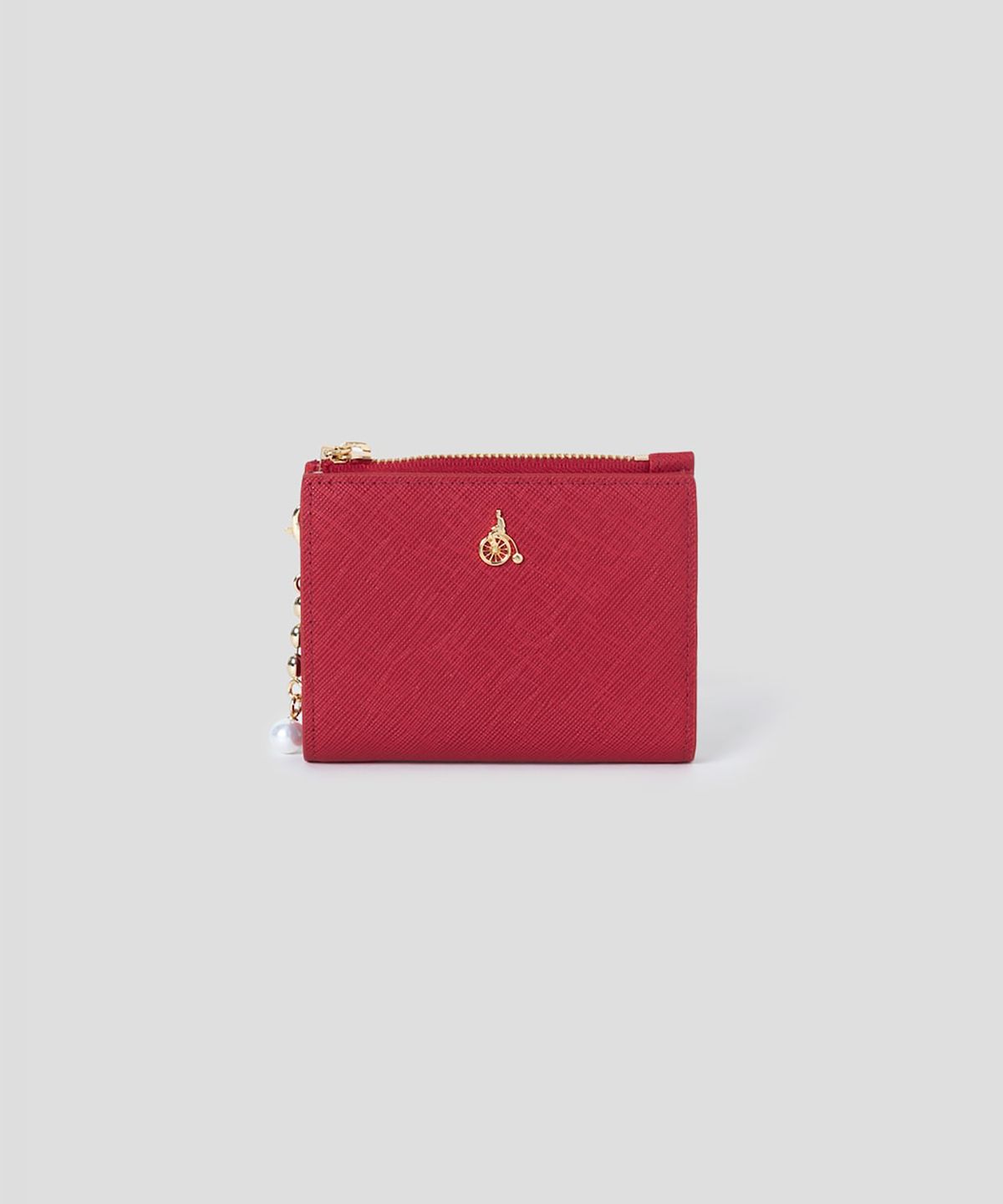 빈폴 액세서리(BEANPOLE ACCESSORY) 루시 지퍼 2단지갑 -  레드