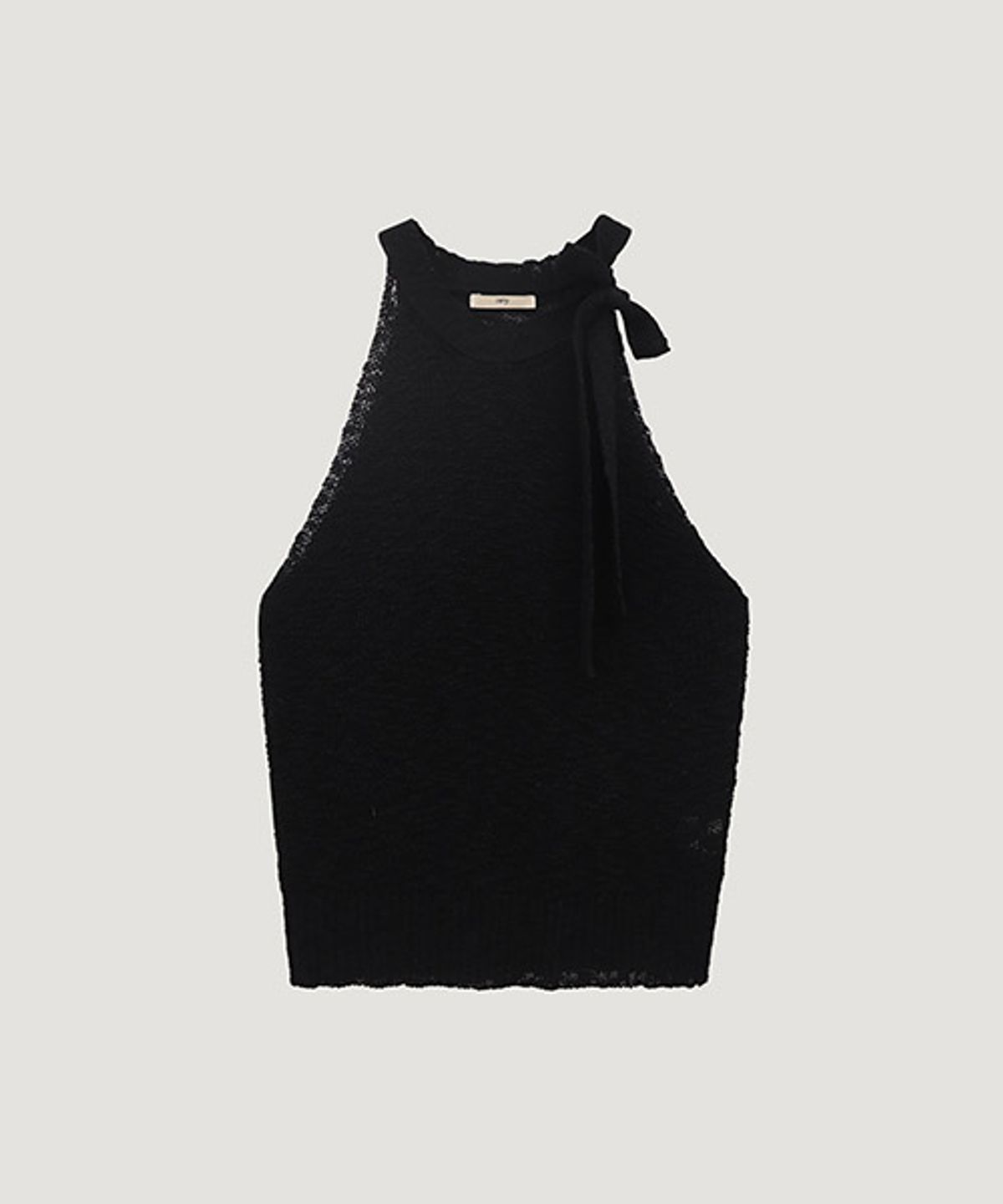 디애니(THE ANY) Scarf Halterneck Knit Top
