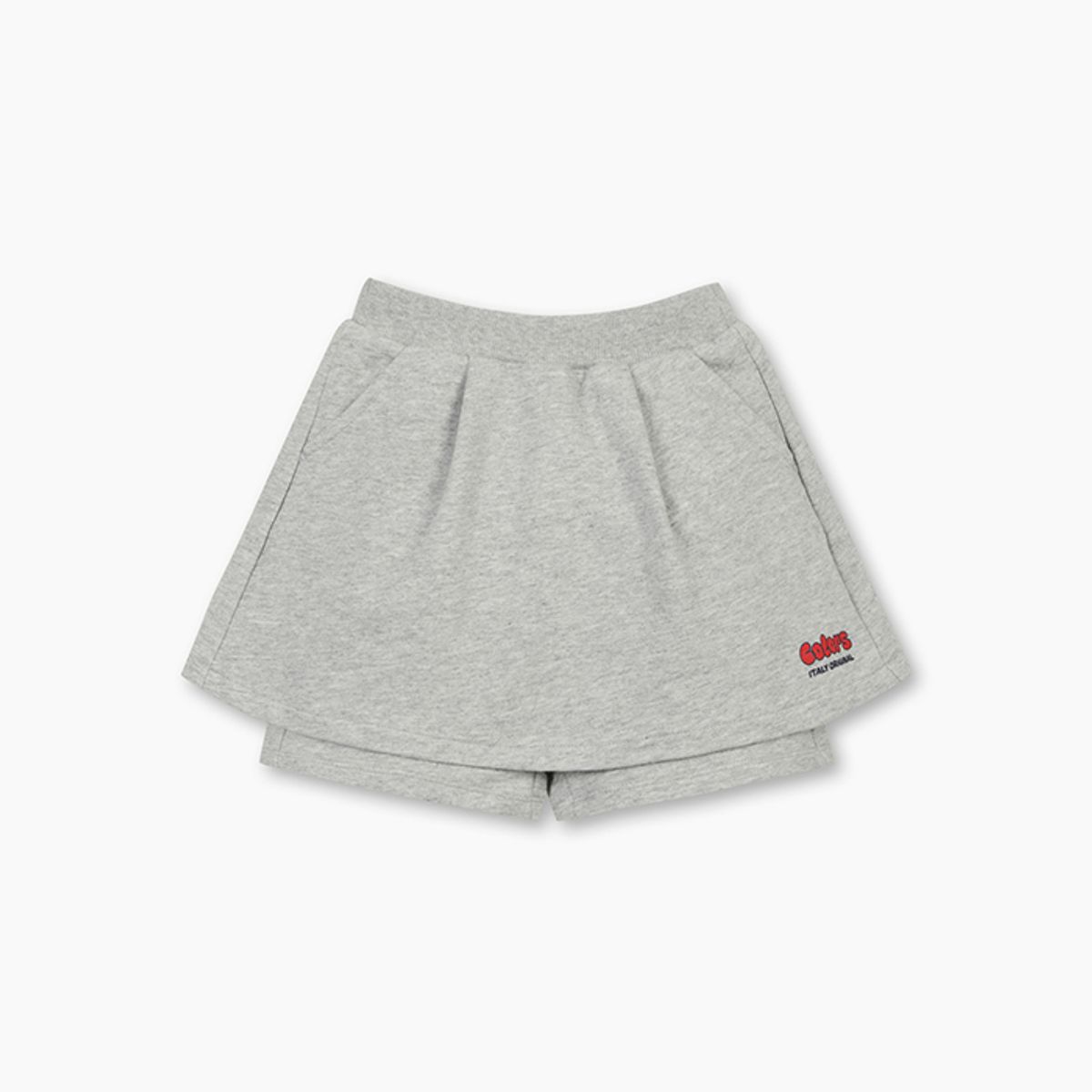 베네통키즈(BENETTONKIDS) 그래픽 스커트 팬츠_QALG06541MG