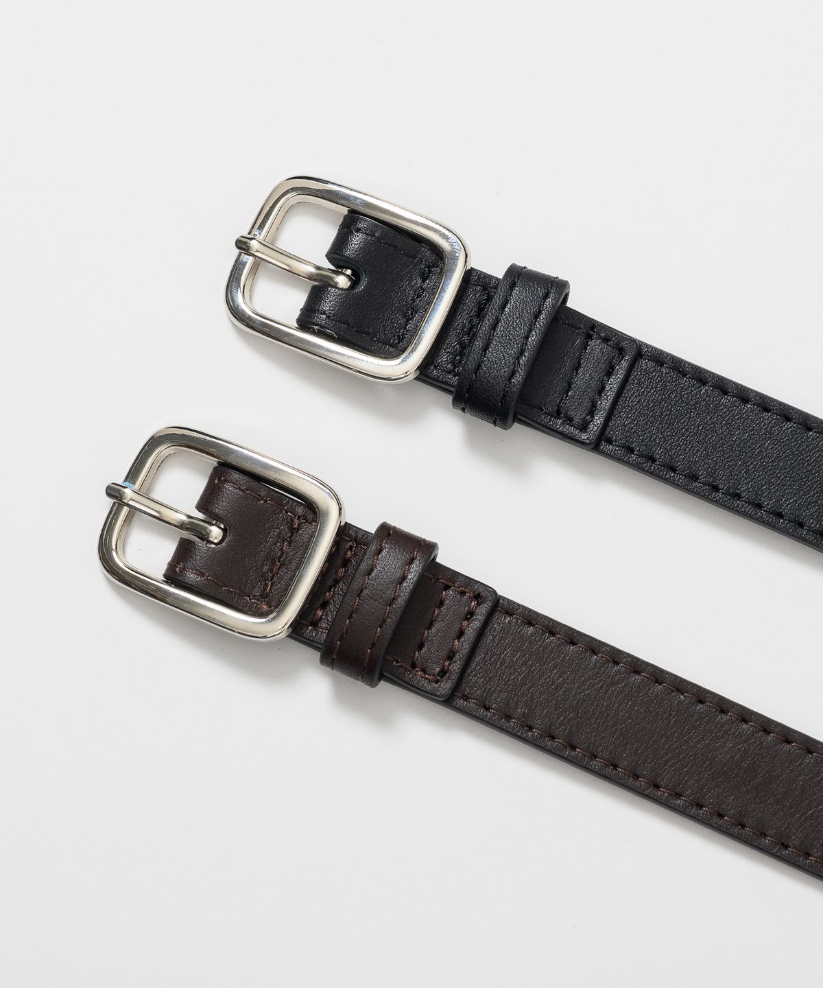 앤드로스(ANDROS) Square Oil Leather Belt (2colors)(M)