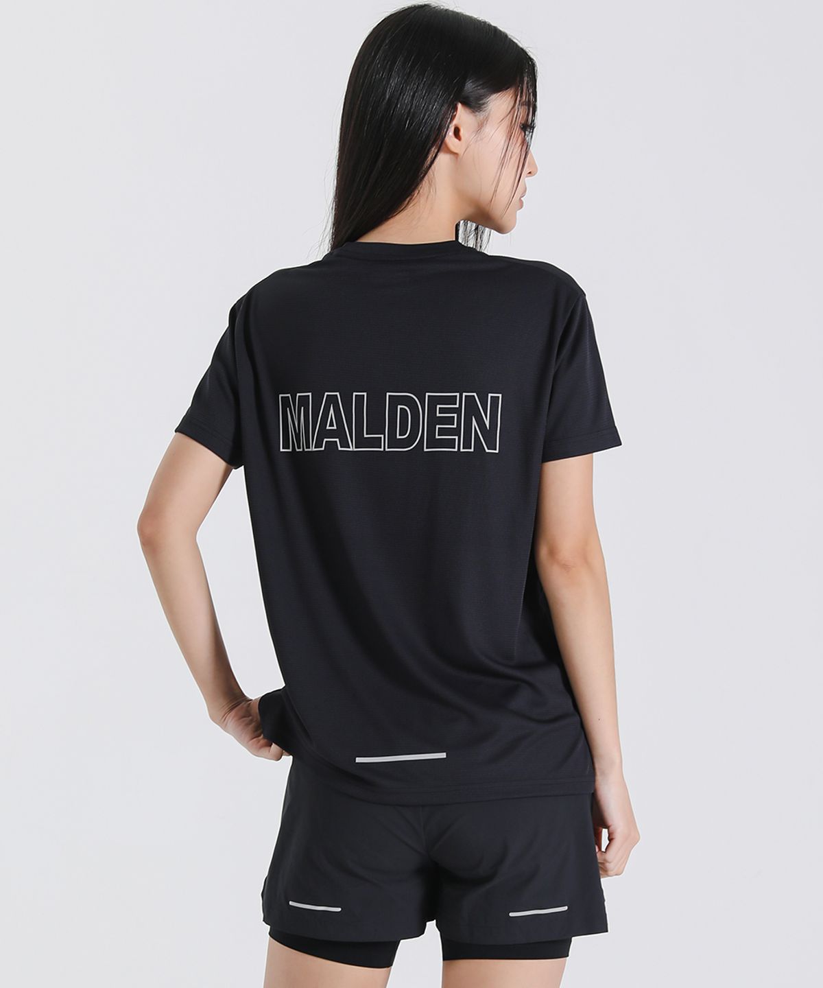 몰든(MALDEN) 스퀘어 니트 러닝 숏슬리브