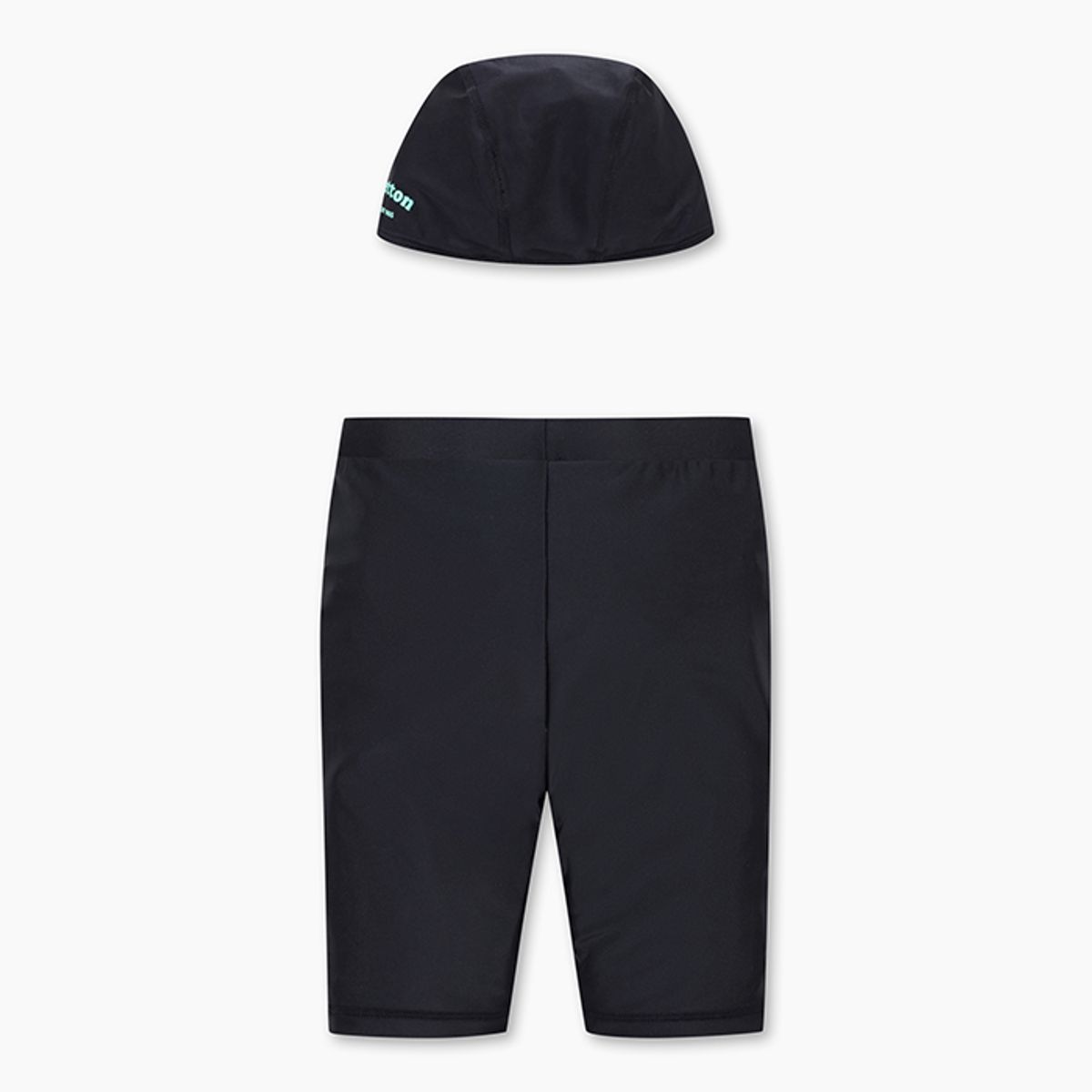 베네통키즈(BENETTONKIDS) 수영복 5부 레깅스_QCET11531BK