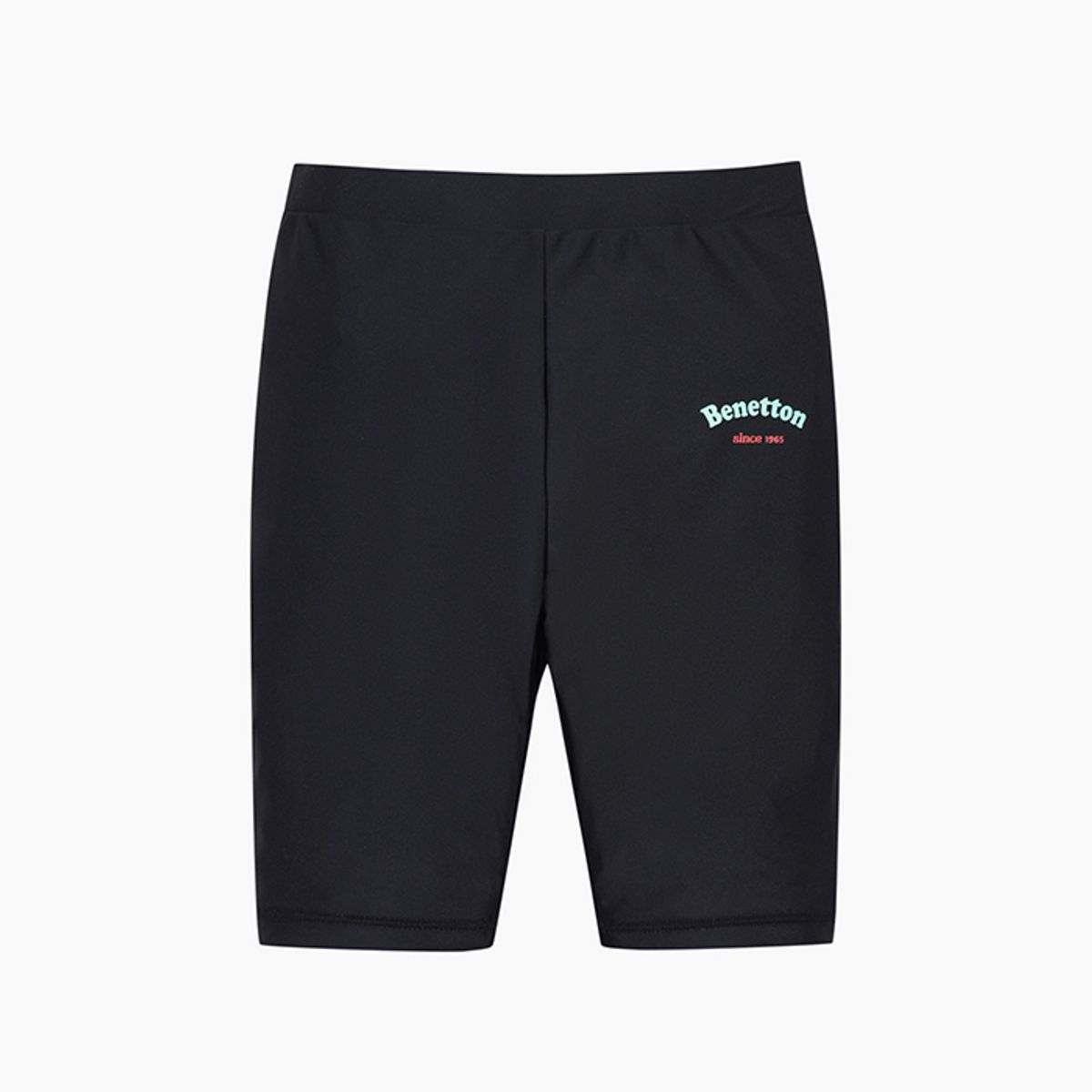 베네통키즈(BENETTONKIDS) 수영복 5부 레깅스_QCET11531BK